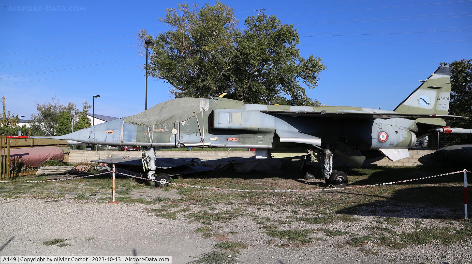 A149, Sepecat Jaguar A C/N A149, Orange museum