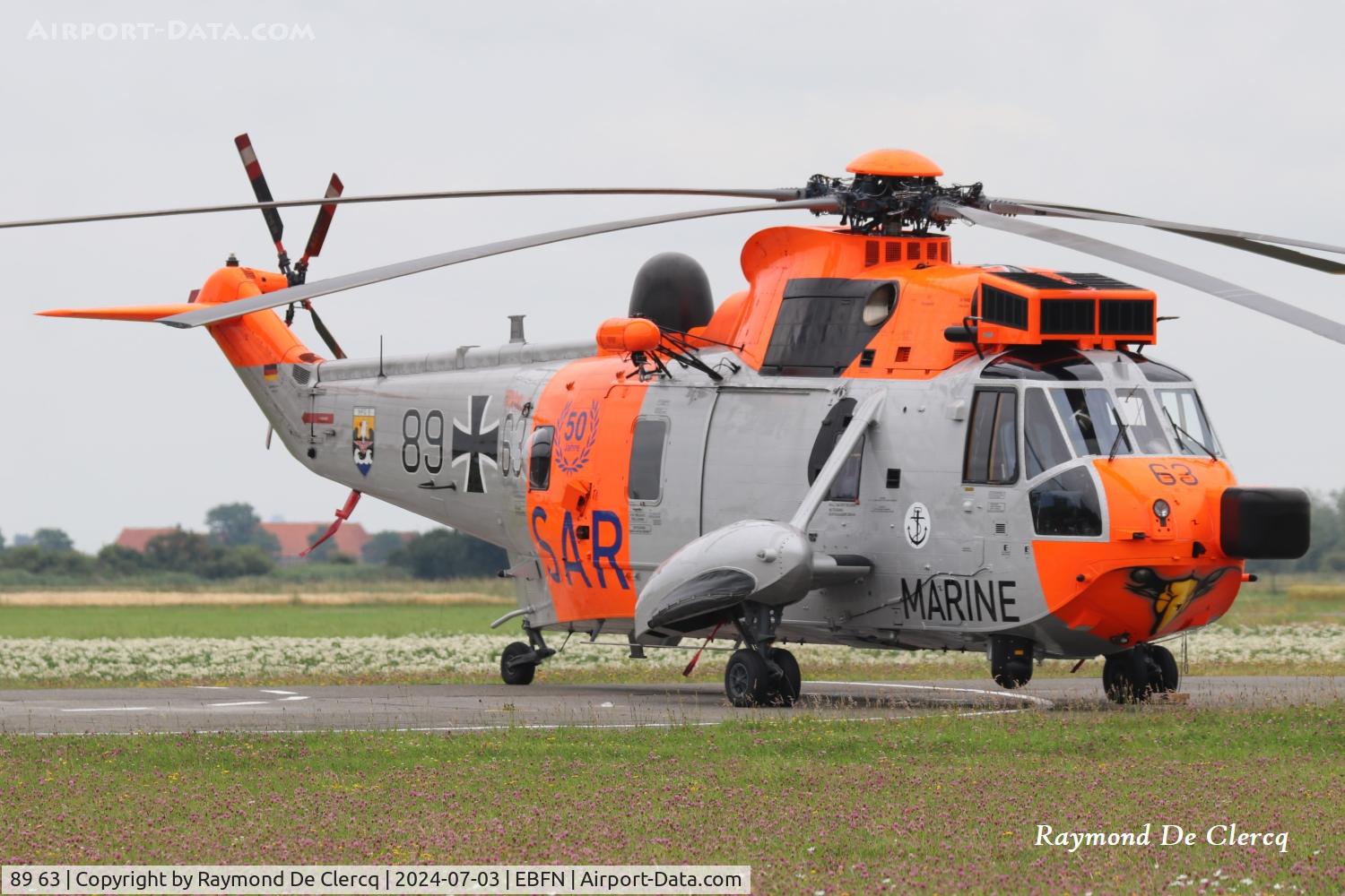 89 63, Westland Sea King Mk.41 C/N WA767, At Koksijde open day 2024.