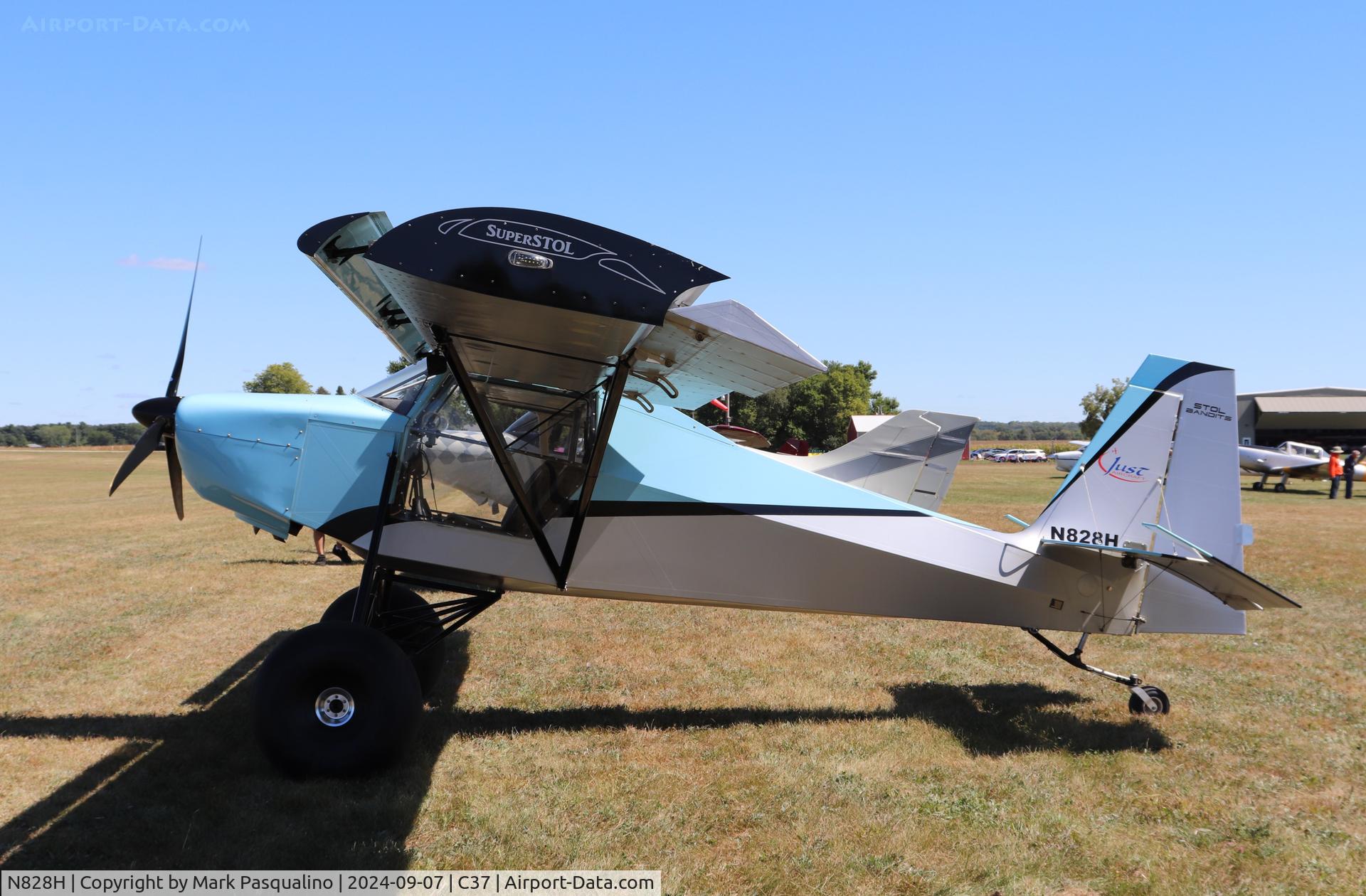 N828H, 2017 Just Aircraft JA30 Superstol C/N JA427-12-14, Just JA30 Superstol