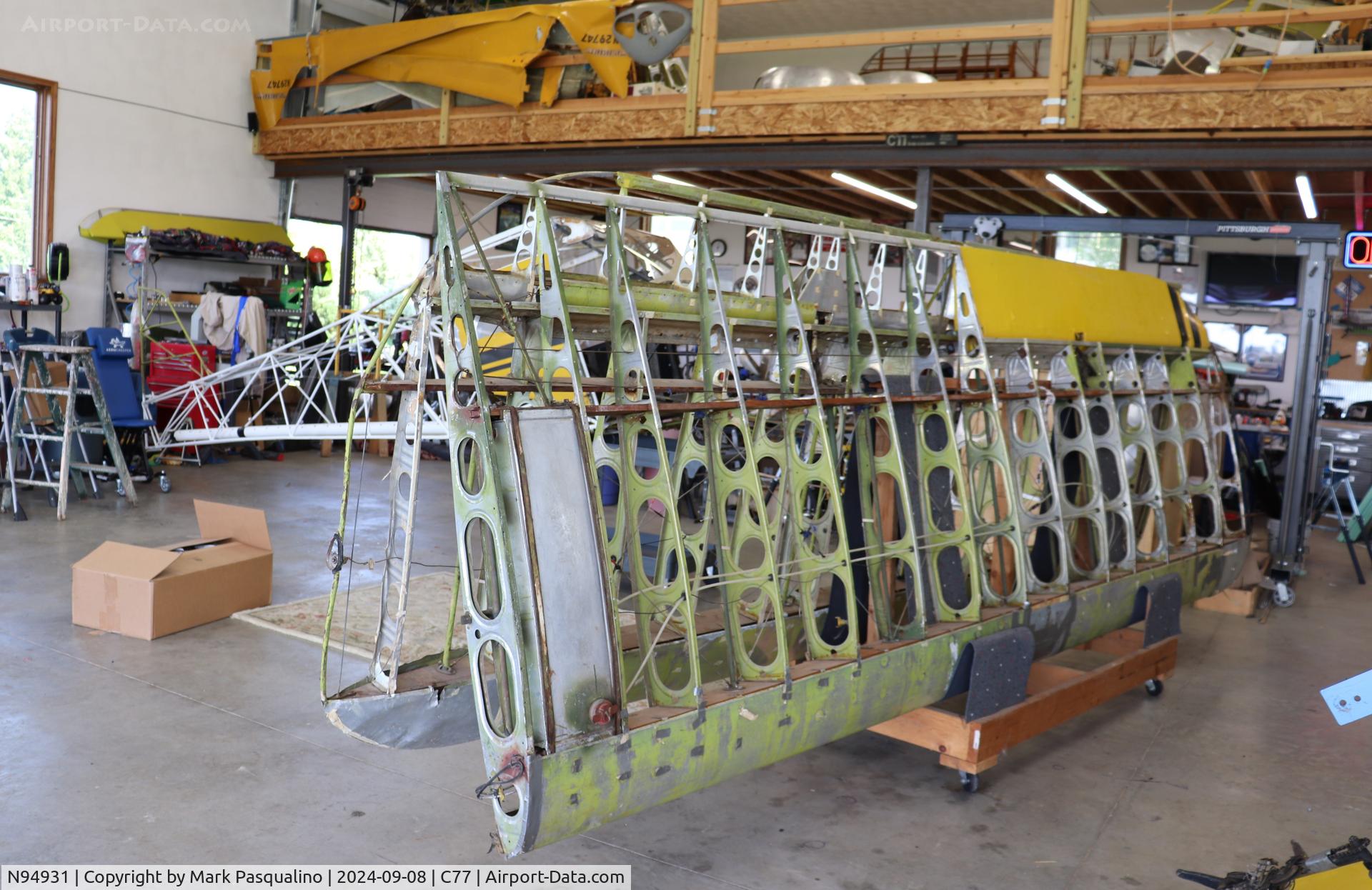 N94931, 1946 Taylorcraft BC12-D C/N 9331, Taylorcraft BC12-D