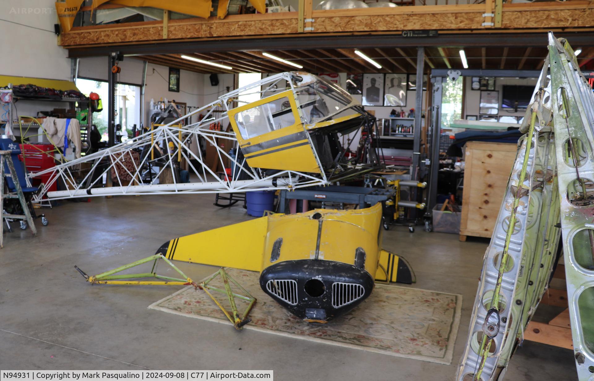 N94931, 1946 Taylorcraft BC12-D C/N 9331, Taylorcraft BC12-D