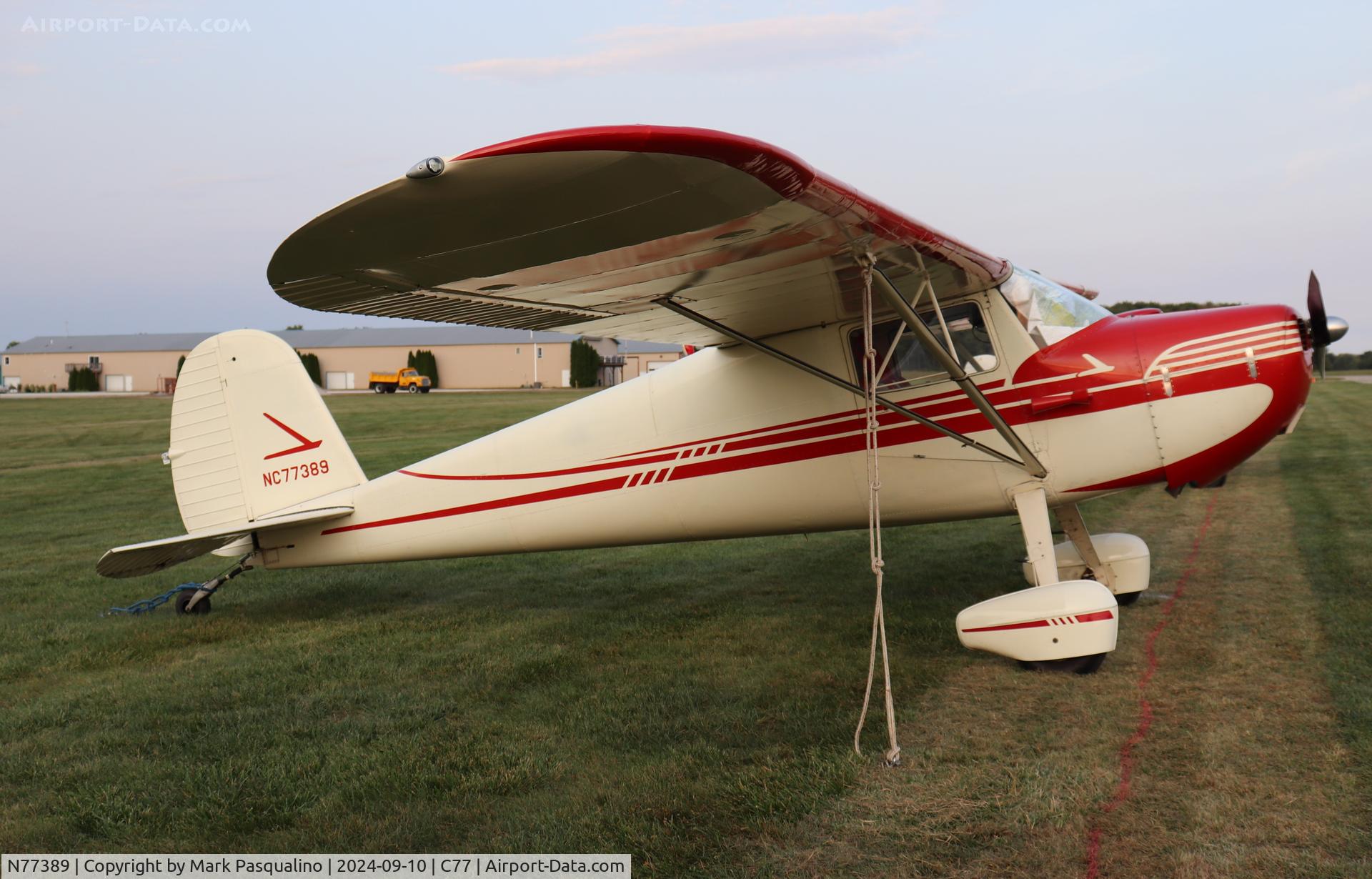 N77389, 1946 Cessna 120 C/N 11830, Cessna 120