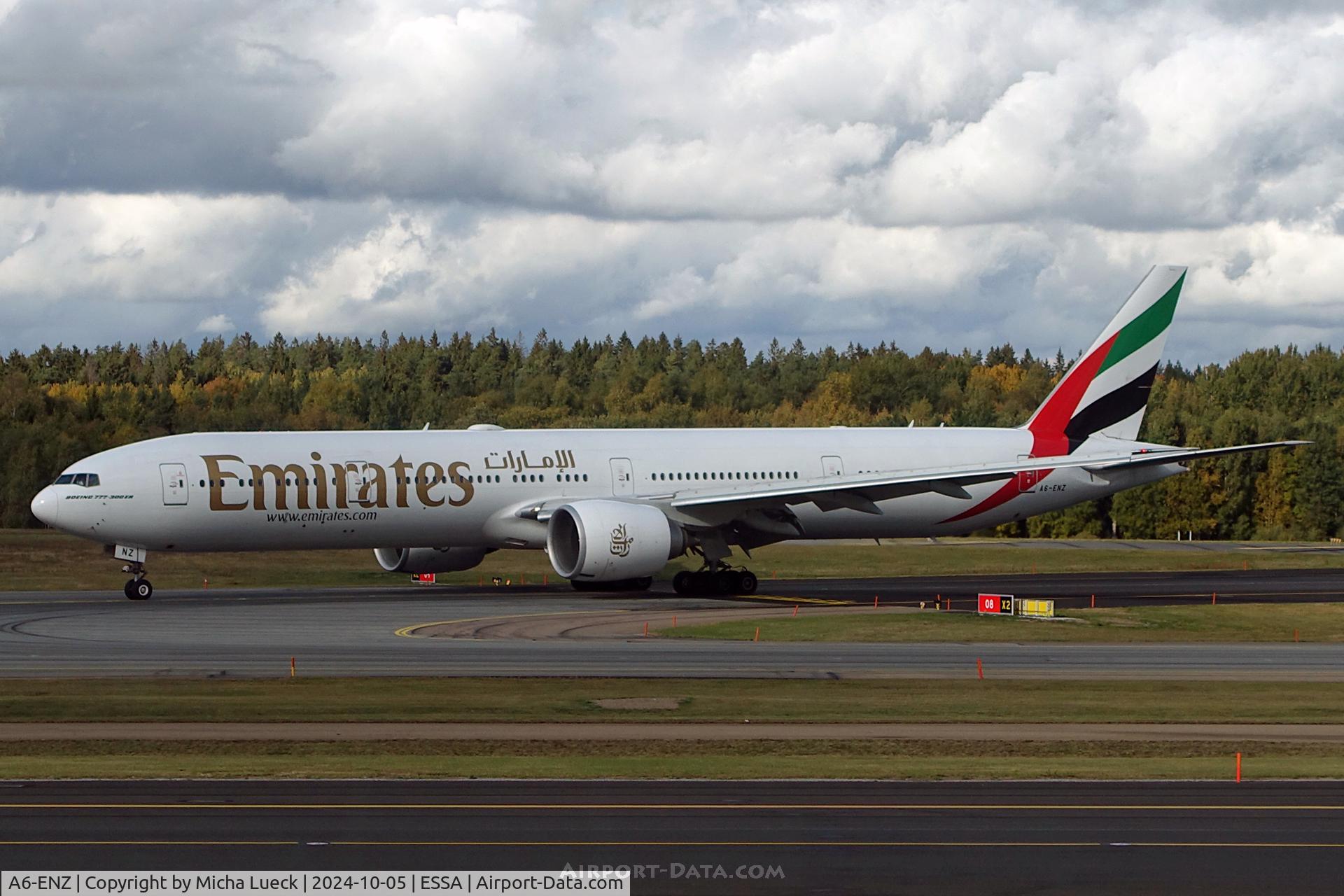 A6-ENZ, 2015 Boeing 777-31H/ER C/N 42319, At Arlanda