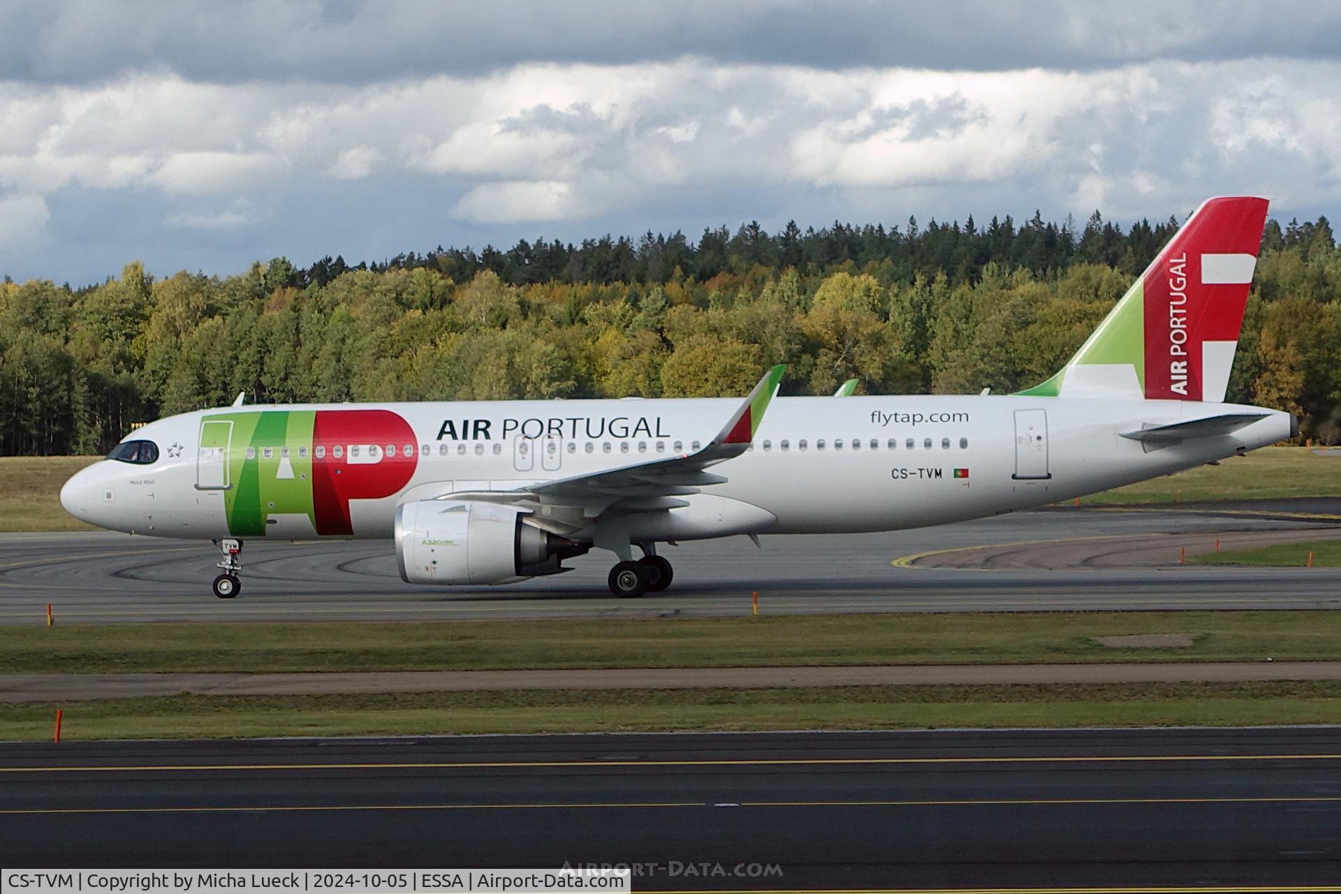 CS-TVM, 2024 Airbus 320-251N C/N 12145, At Arlanda