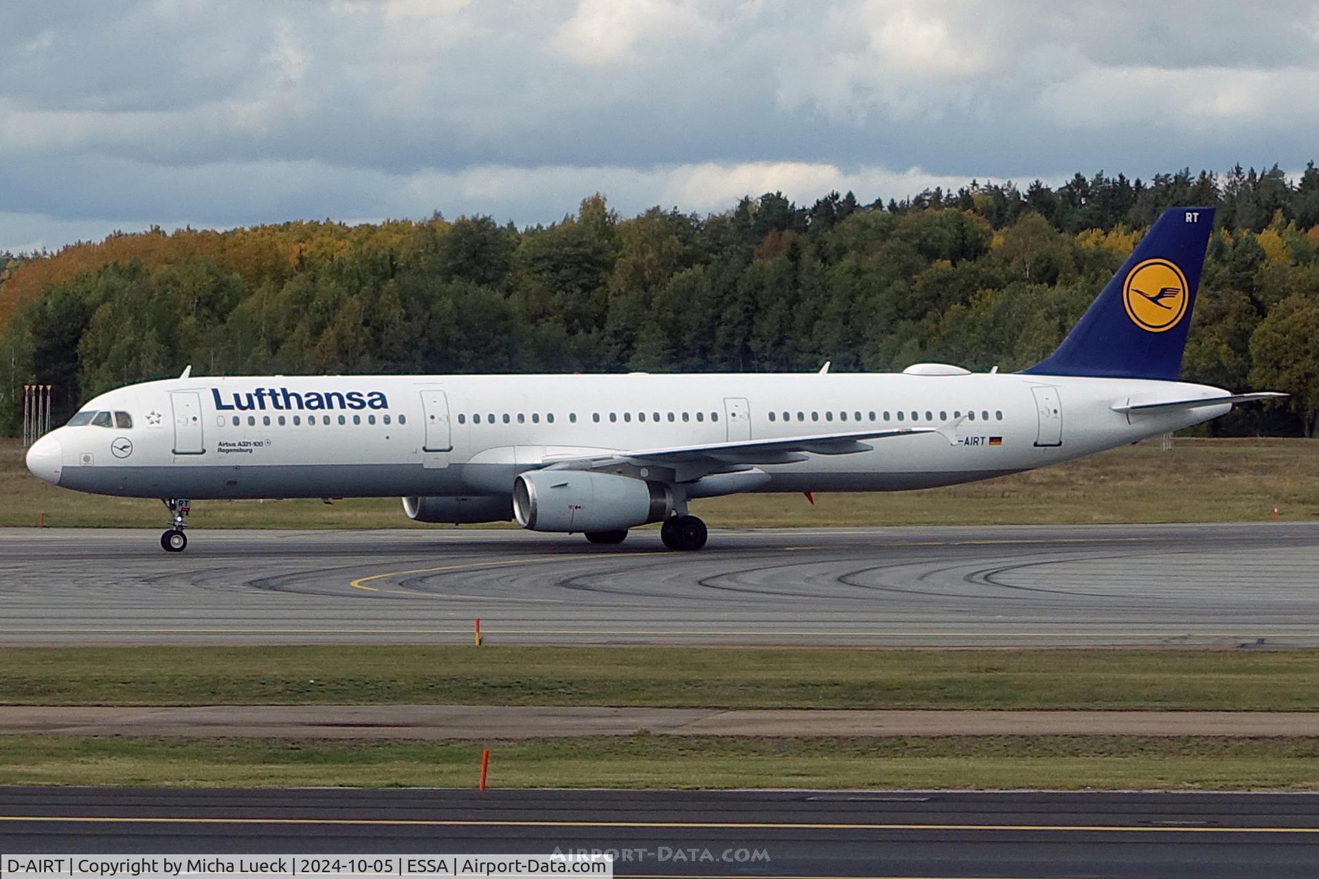 D-AIRT, 1997 Airbus A321-131 C/N 0652, At Arlanda