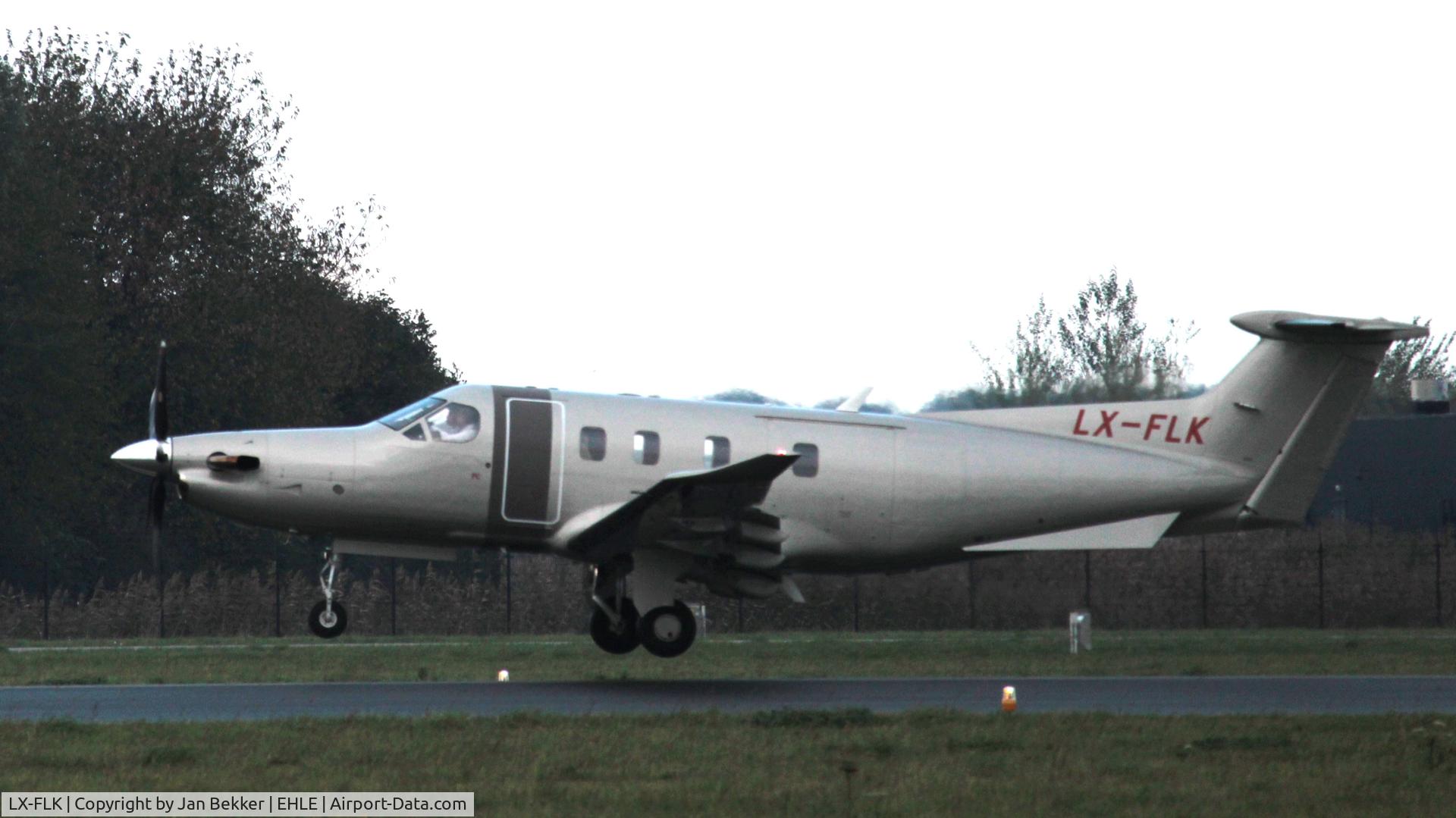 LX-FLK, Pilatus PC-12 NGX C/N 2194, Lelystad Airport