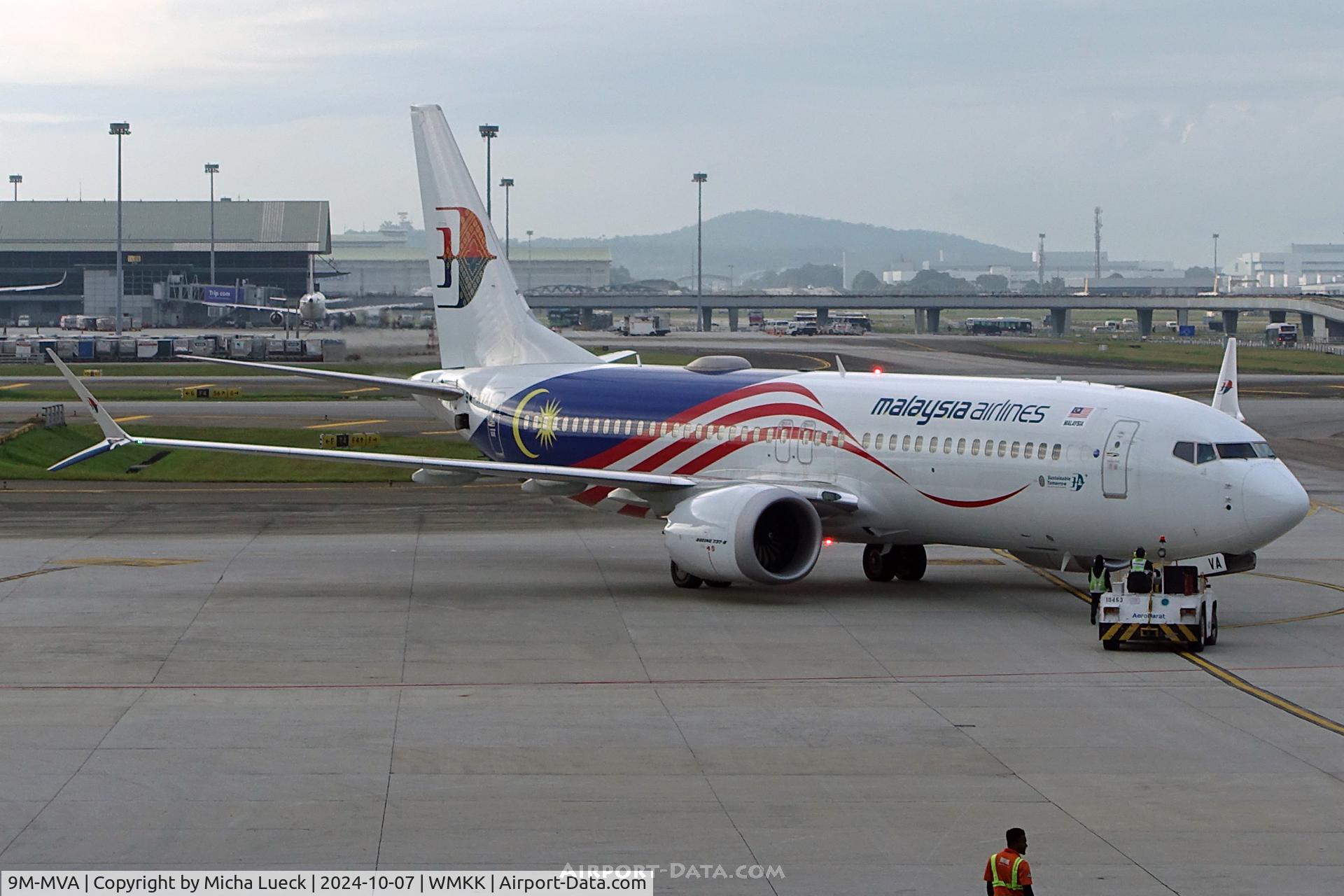 9M-MVA, 2023 Boeing 737-8MAX C/N 66439, At Kuala Lumpur