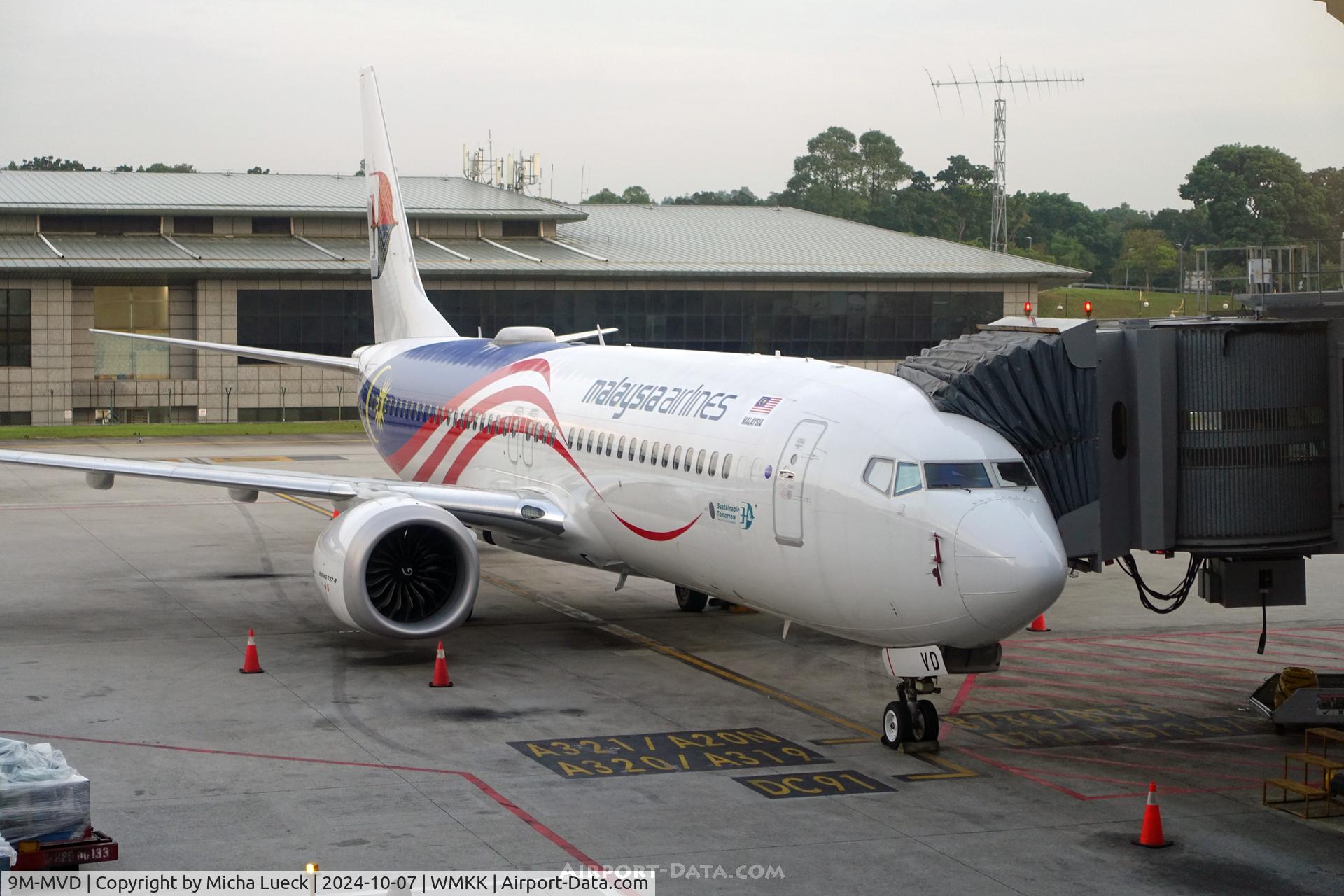 9M-MVD, 2023 Boeing 737-8MAX C/N 66354, At Kuala Lumpur