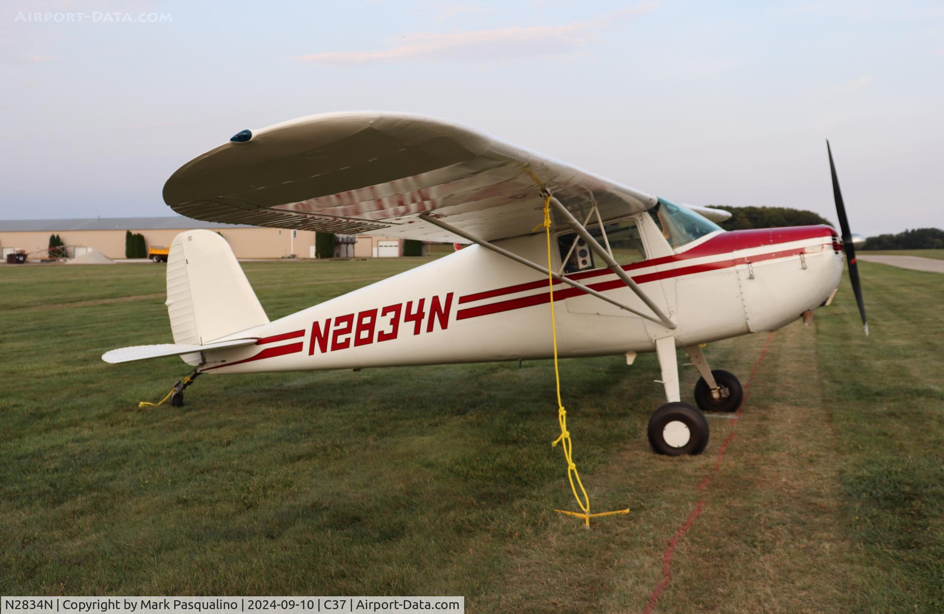 N2834N, 1947 Cessna 120 C/N 13095, Cessna 120