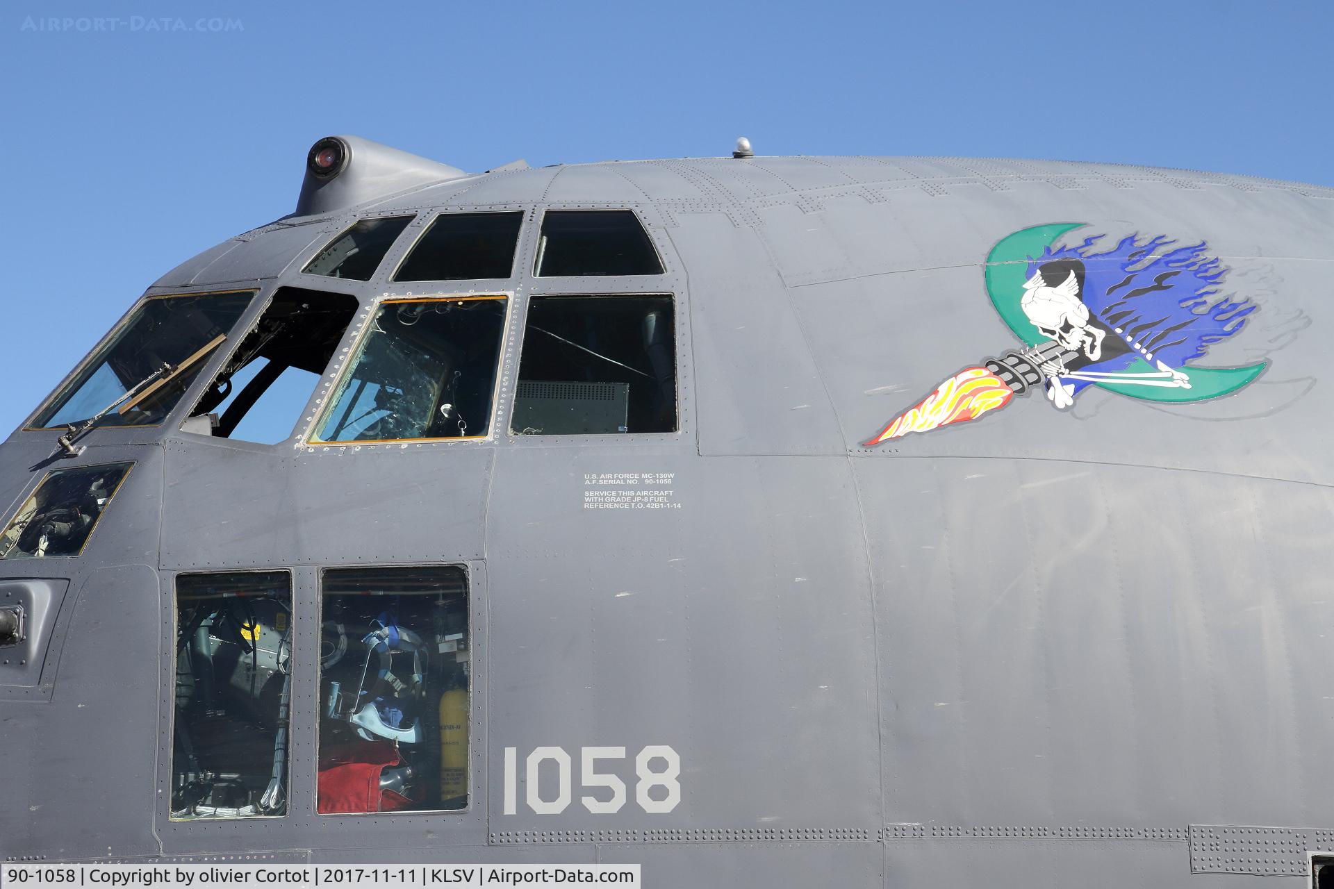90-1058, 1990 Lockheed MC-130W Combat Spear C/N 382-5241, nellis 2017 airshow