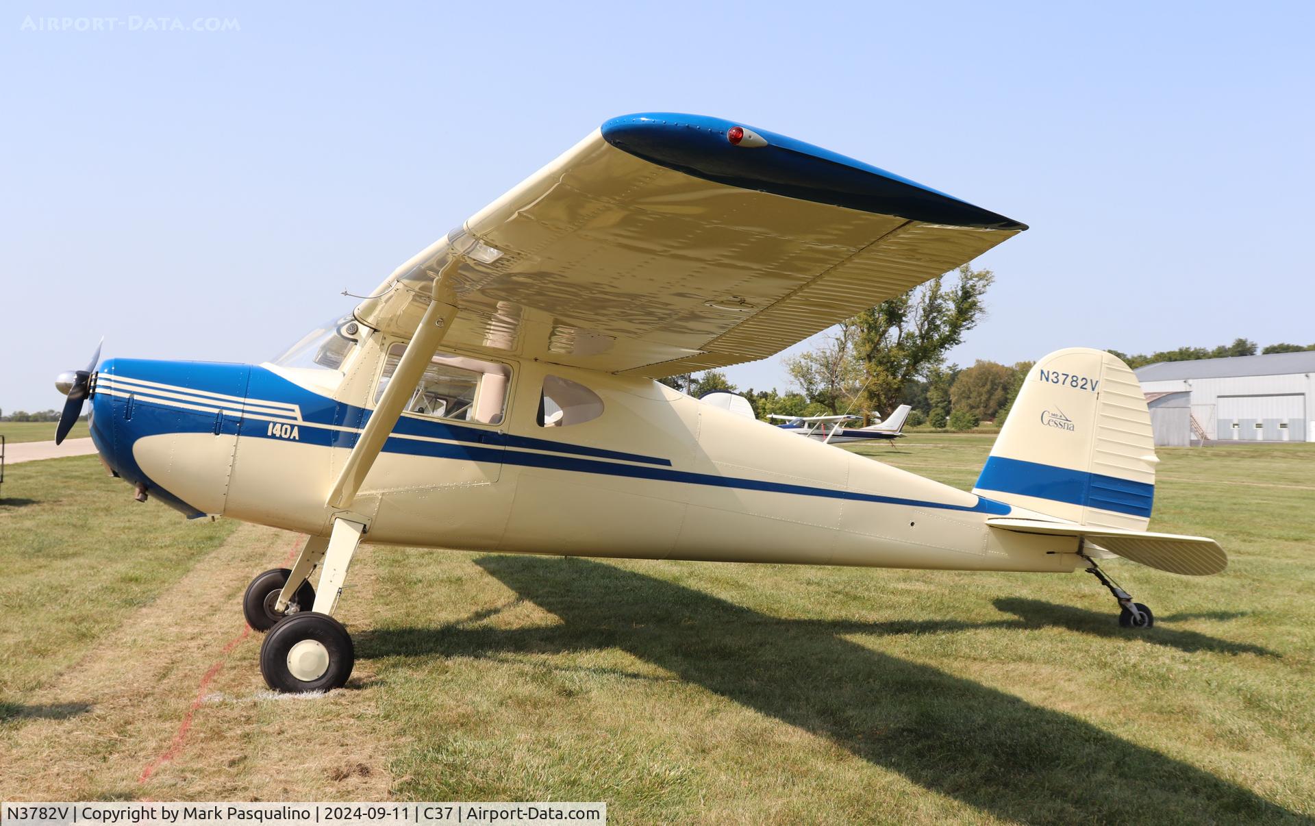 N3782V, 1949 Cessna 140A C/N 15203, Cessna 140A
