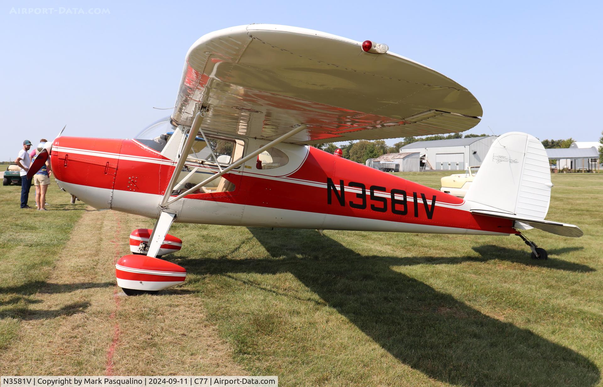 N3581V, 1948 Cessna 140 C/N 14850, Cessna 140