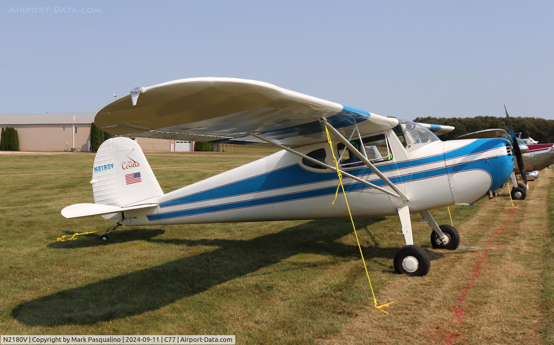 N2180V, 1948 Cessna 140 C/N 14409, Cessna 140