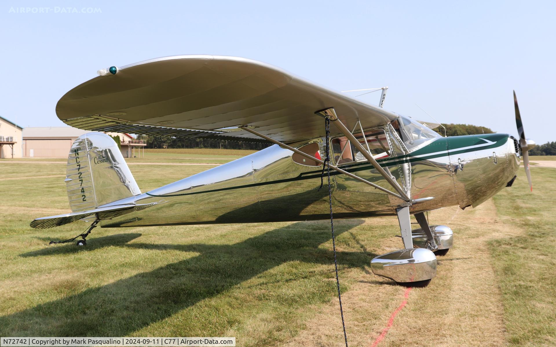 N72742, 1946 Cessna 140 C/N 9921, Cessna 140