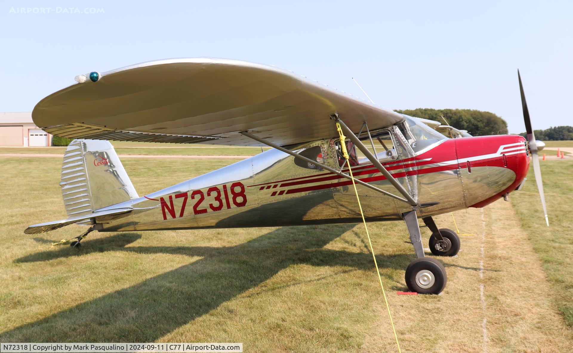 N72318, 1946 Cessna 120 C/N 9498, Cessna 120