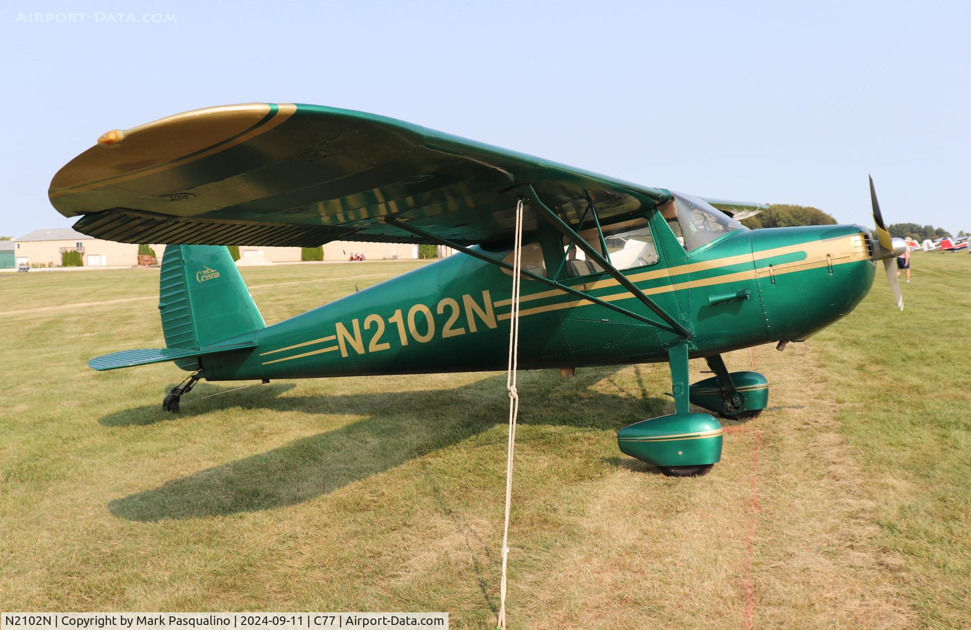 N2102N, Cessna 140 C/N 12338, Cessna 140
