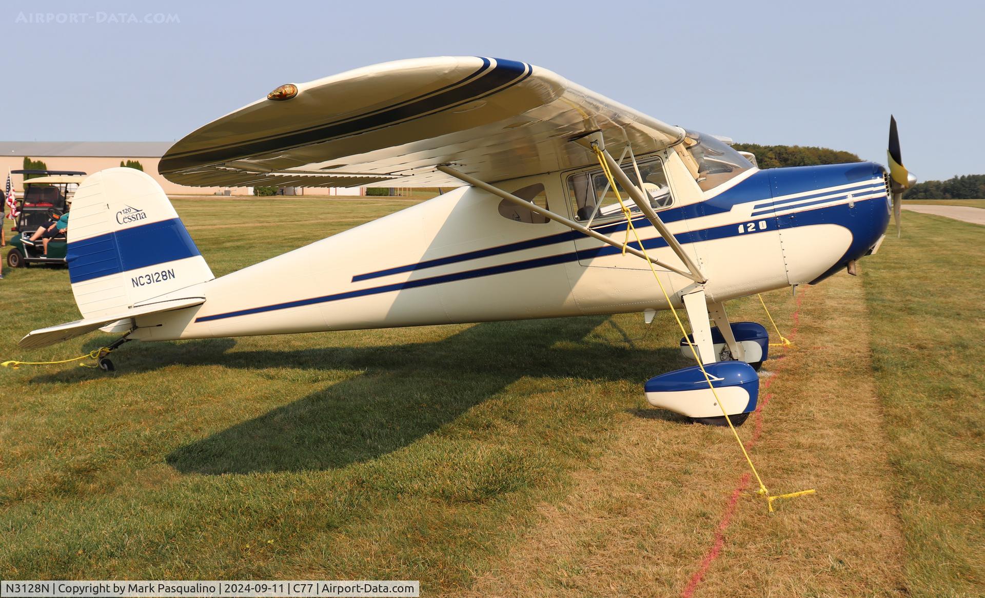 N3128N, 1947 Cessna 120 C/N 13386, Cessna 120