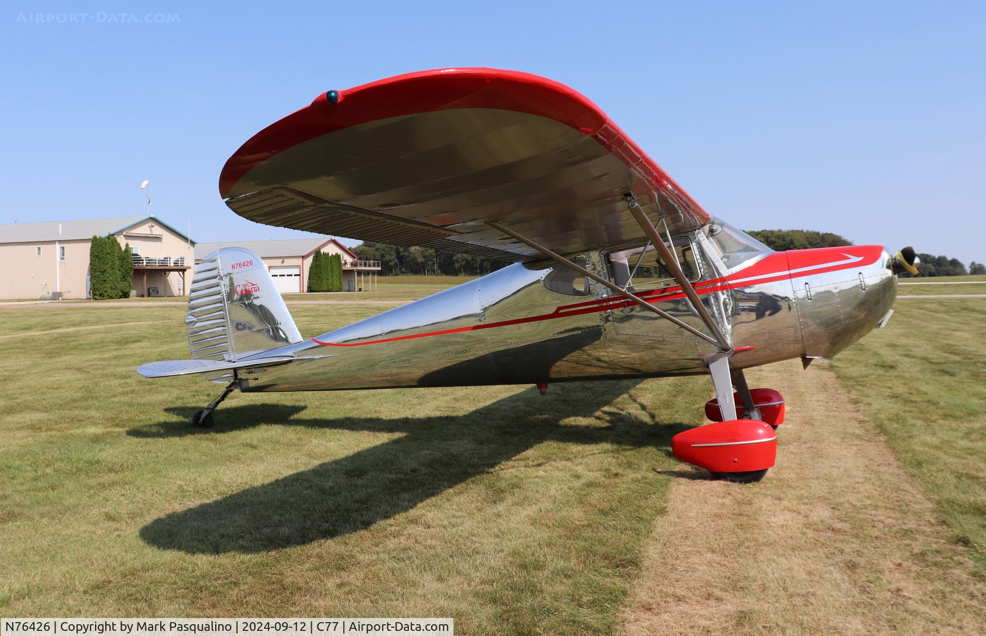 N76426, 1946 Cessna 140 C/N 10852, Cessna 140