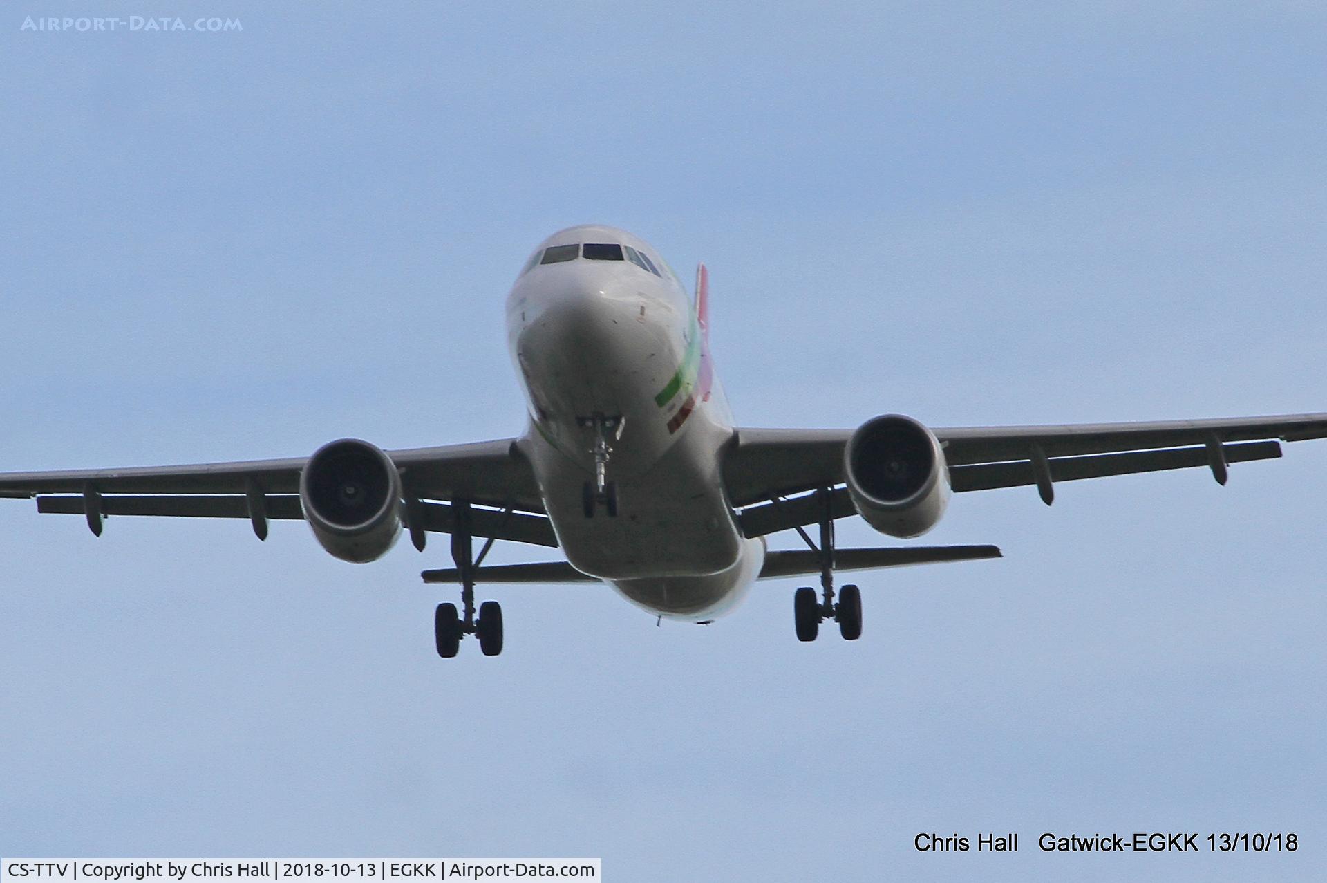 CS-TTV, 2002 Airbus A319-112 C/N 1718, Gatwick