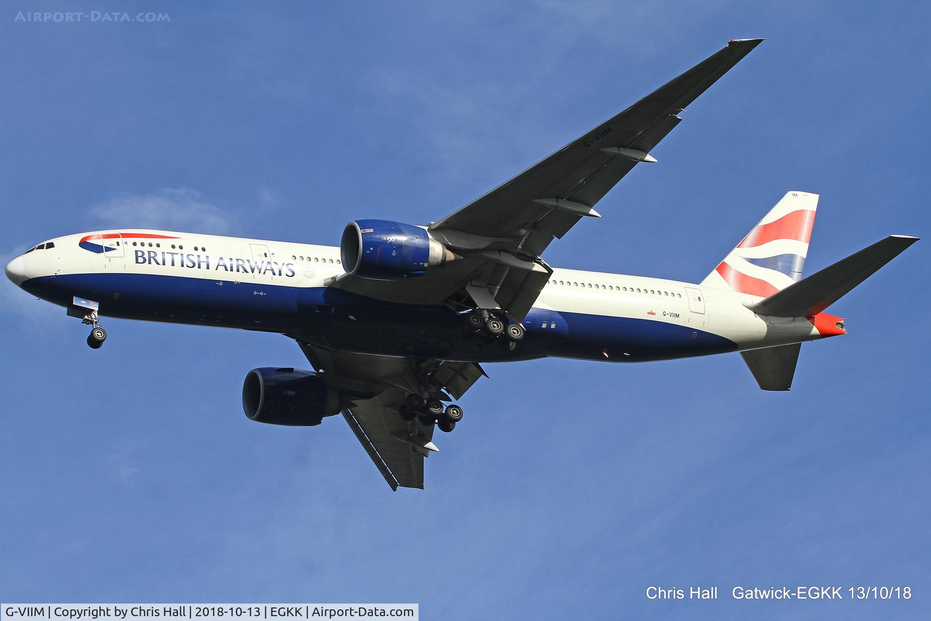 G-VIIM, 1998 Boeing 777-236/ER C/N 28841, Gatwick