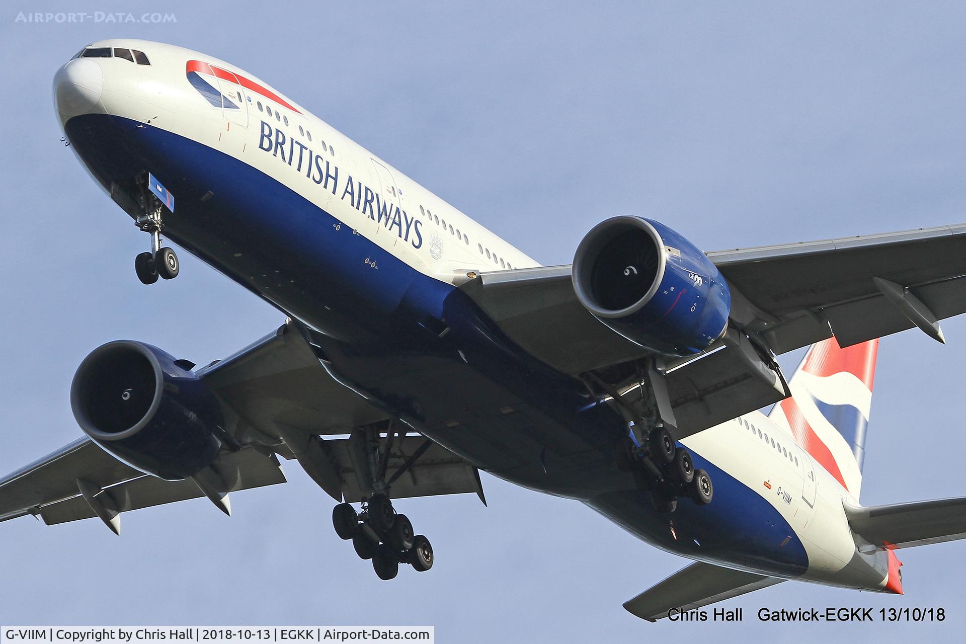 G-VIIM, 1998 Boeing 777-236/ER C/N 28841, Gatwick