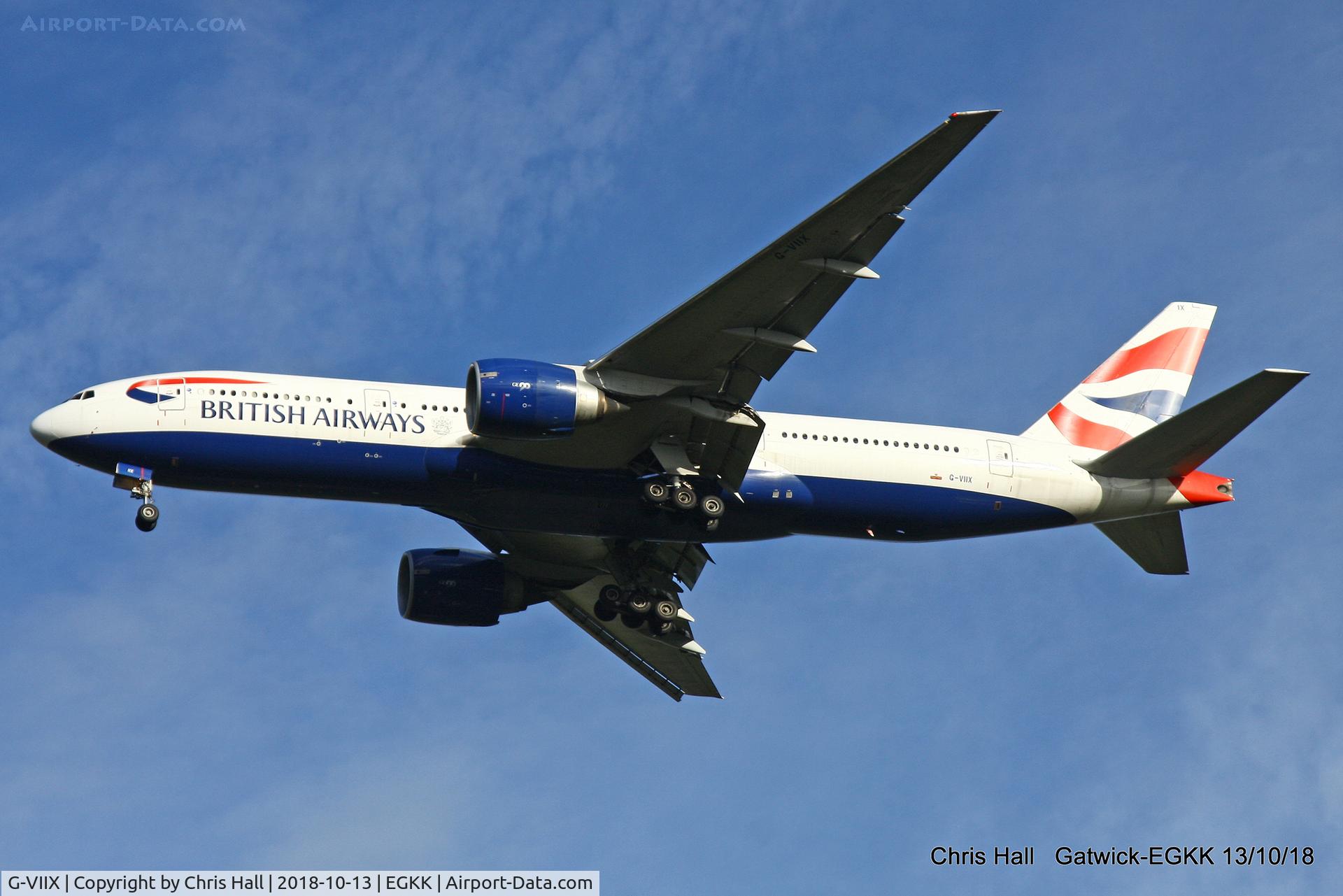 G-VIIX, 1999 Boeing 777-236 C/N 29966, Gatwick