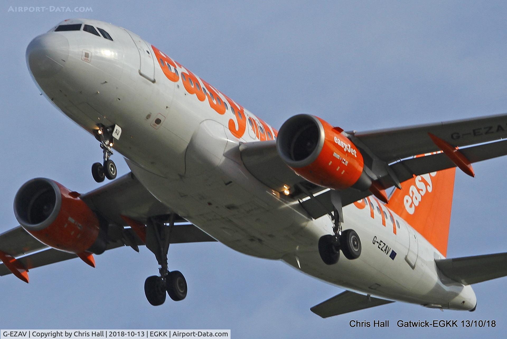 G-EZAV, 2006 Airbus A319-111 C/N 2803, Gatwick