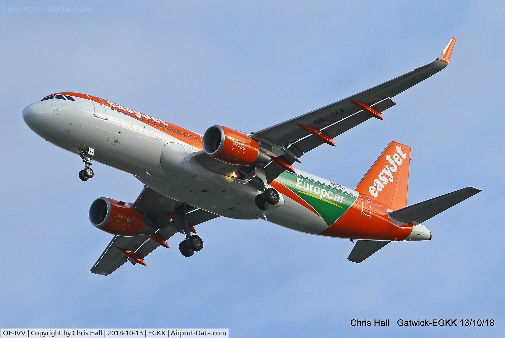 OE-IVV, 2015 Airbus A320-214 C/N 6981, Gatwick