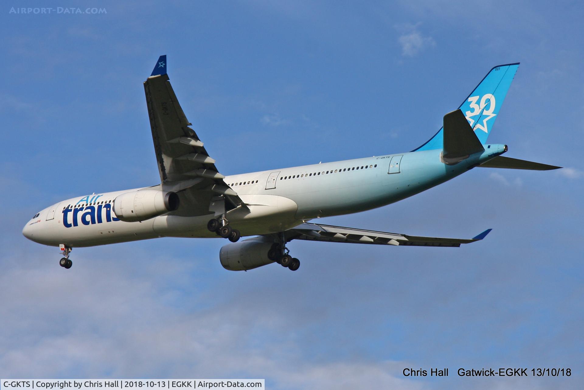 C-GKTS, 1995 Airbus A330-342 C/N 111, Gatwick