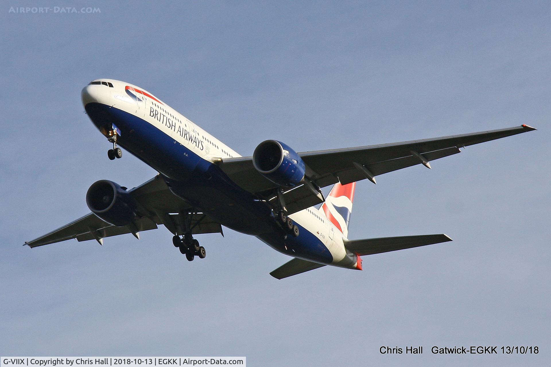 G-VIIX, 1999 Boeing 777-236 C/N 29966, Gatwick