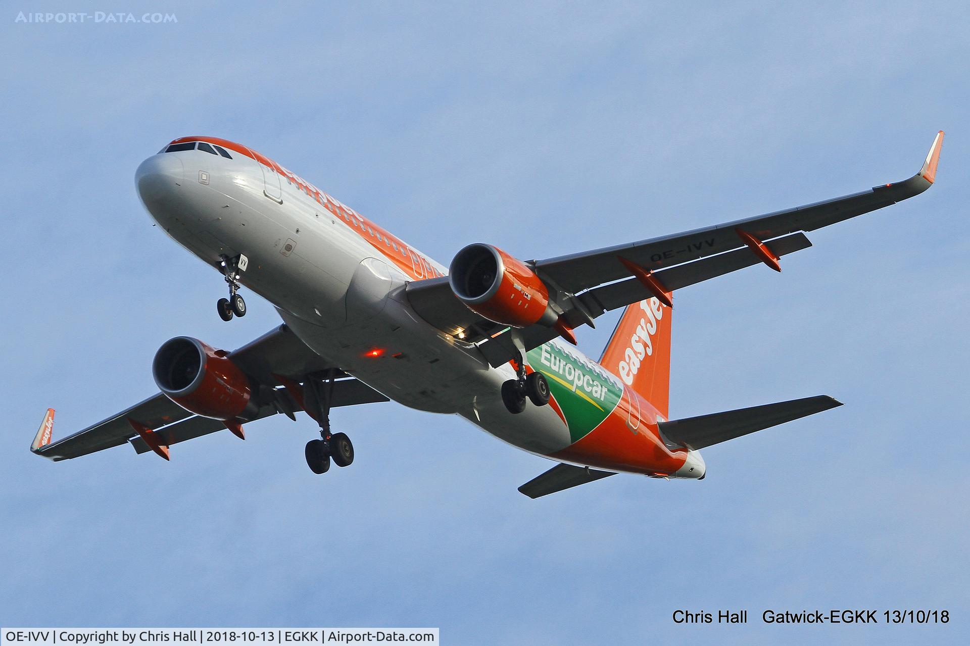 OE-IVV, 2015 Airbus A320-214 C/N 6981, Gatwick