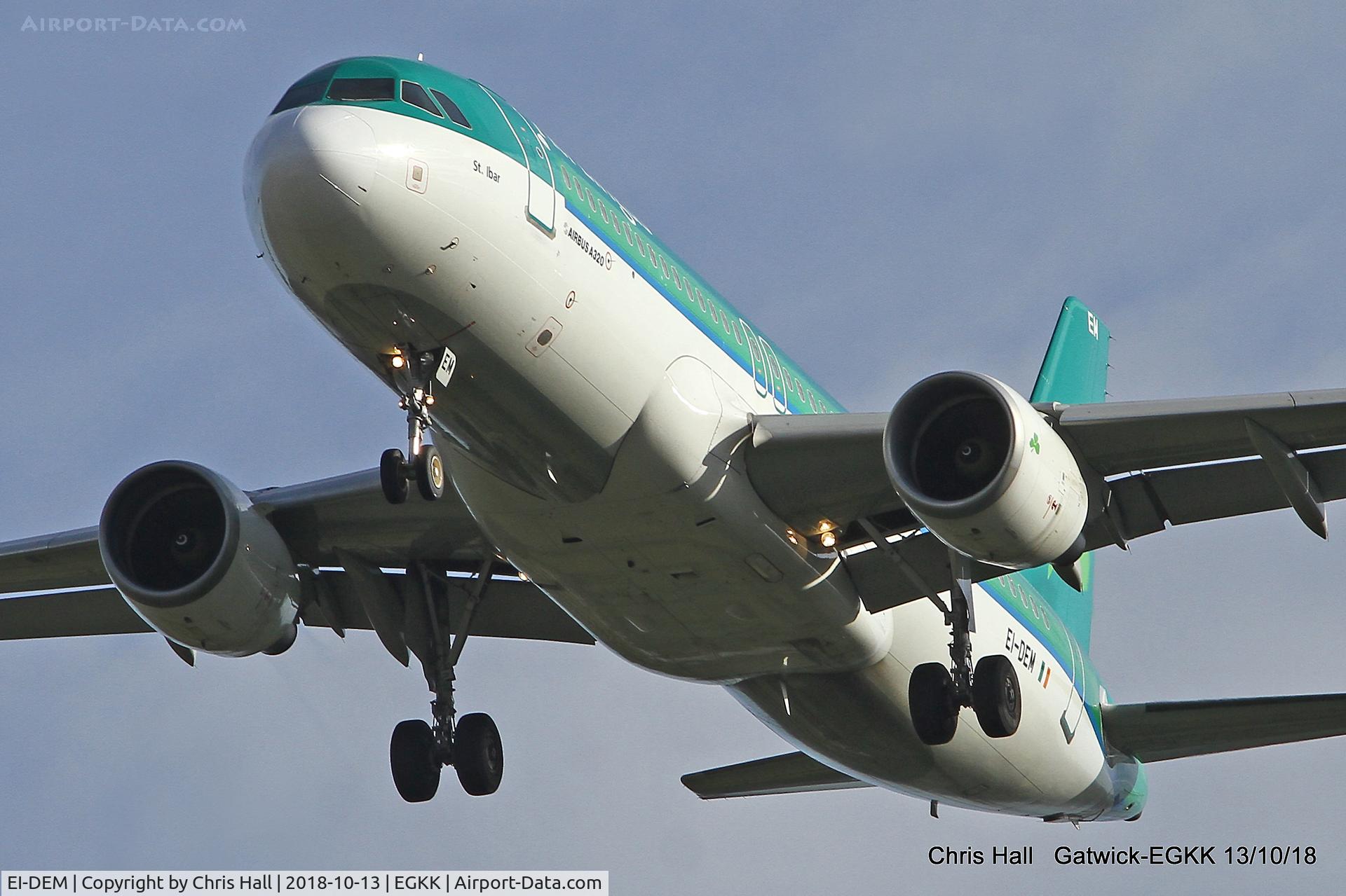 EI-DEM, 2005 Airbus A320-214 C/N 2411, Gatwick