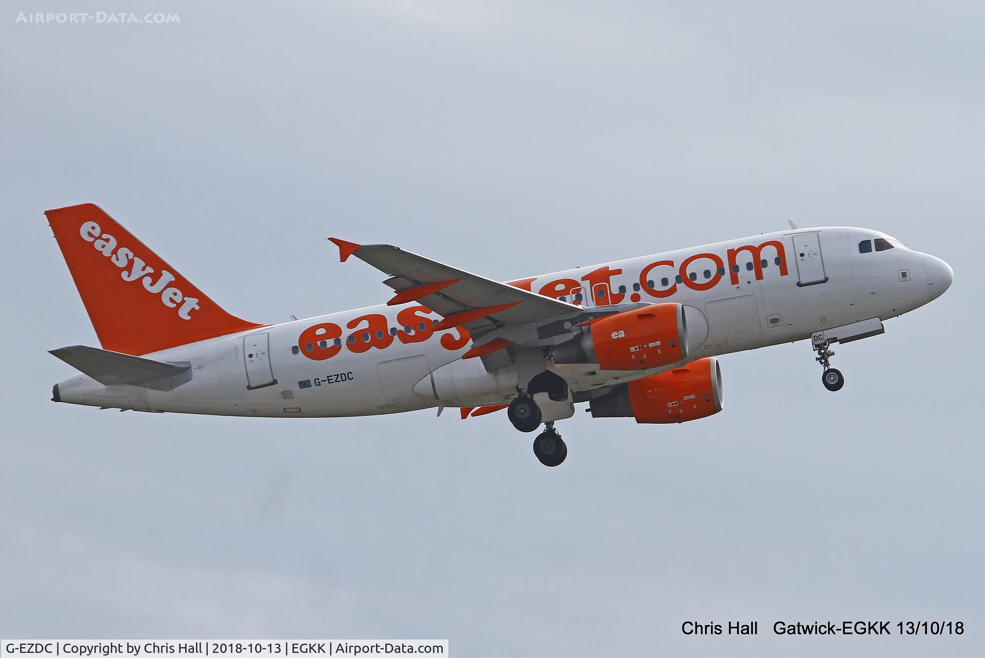 G-EZDC, 2003 Airbus A319-111 C/N 2043, Gatwick