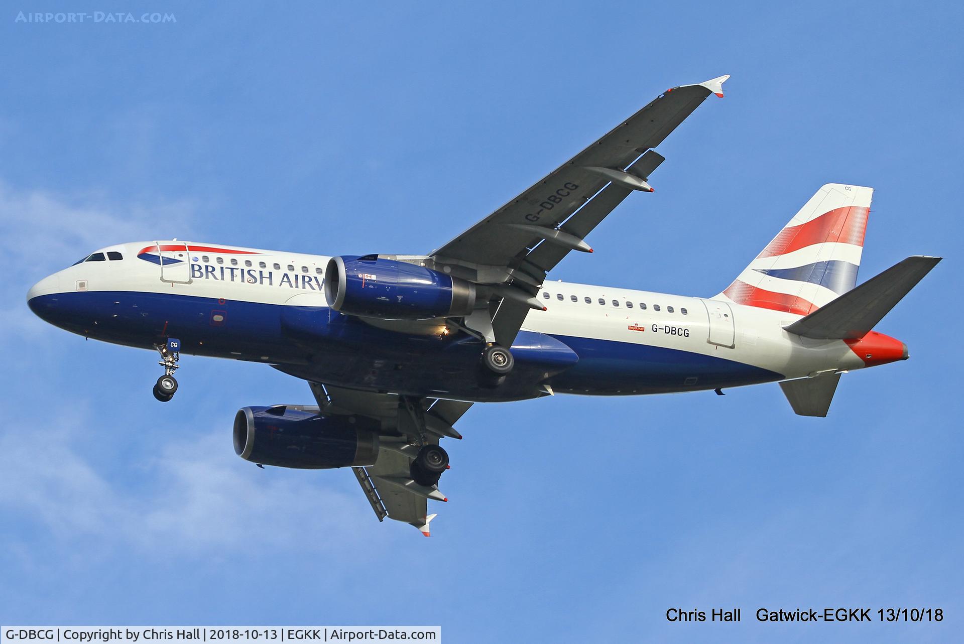 G-DBCG, 2005 Airbus A319-131 C/N 2694, Gatwick