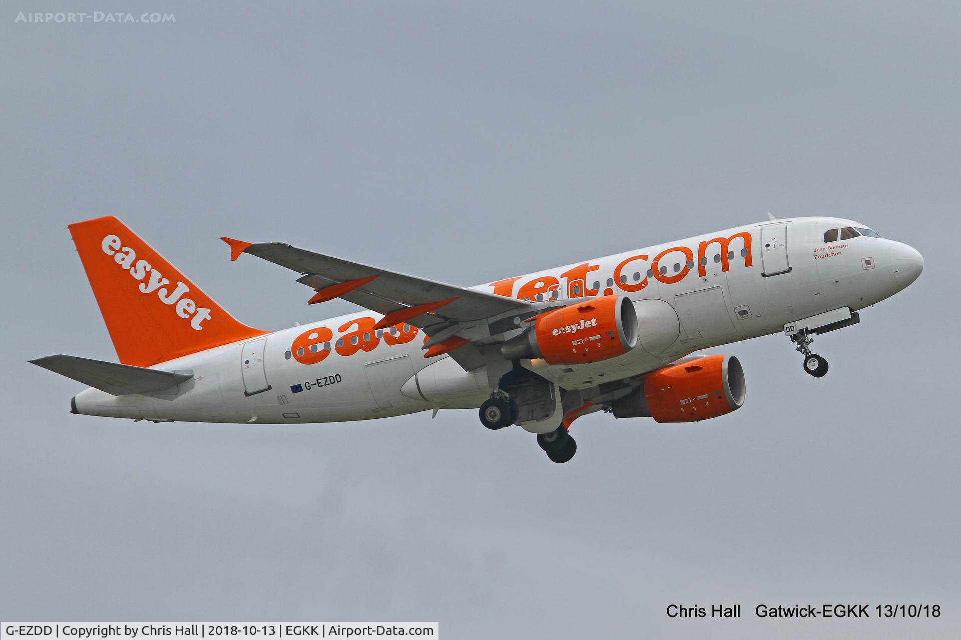 G-EZDD, 2008 Airbus A319-111 C/N 3442, Gatwick