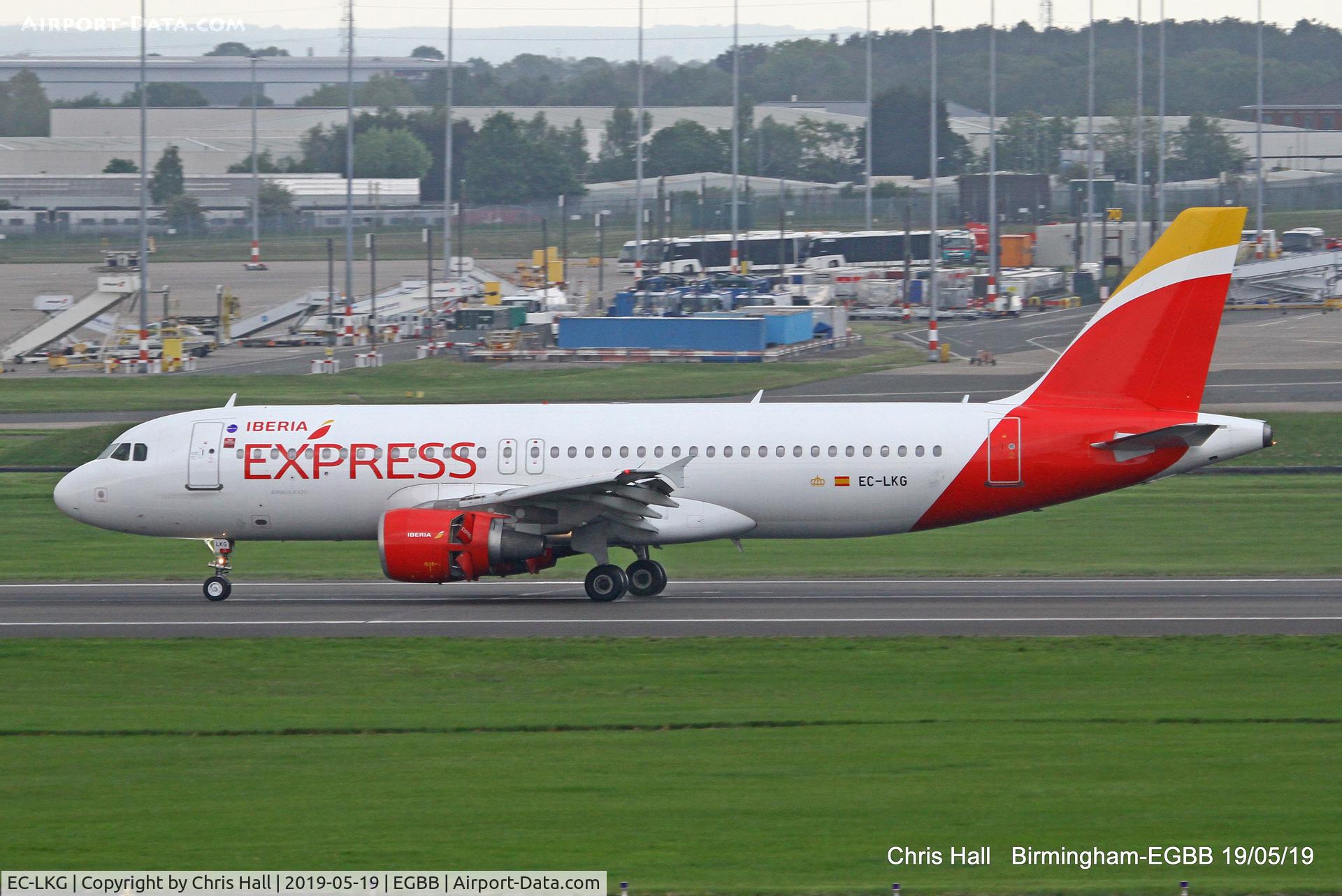 EC-LKG, 1999 Airbus A320-214 C/N 1047, Birmingham