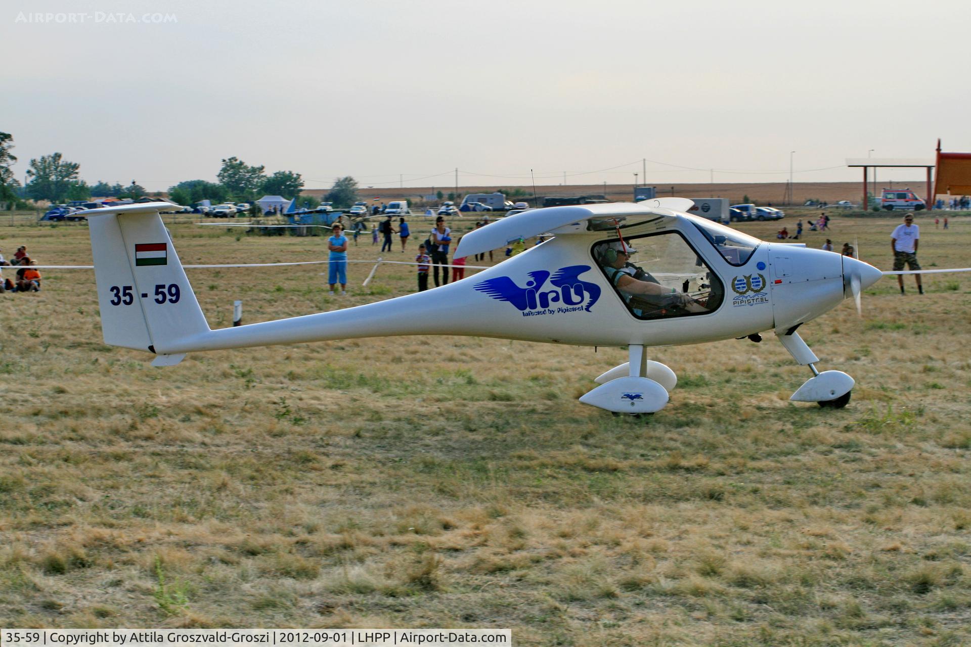 35-59, Pipistrel Virus 912 C/N 037V9120601, LHPP - Pécs-Pogány Airport, Hungary
