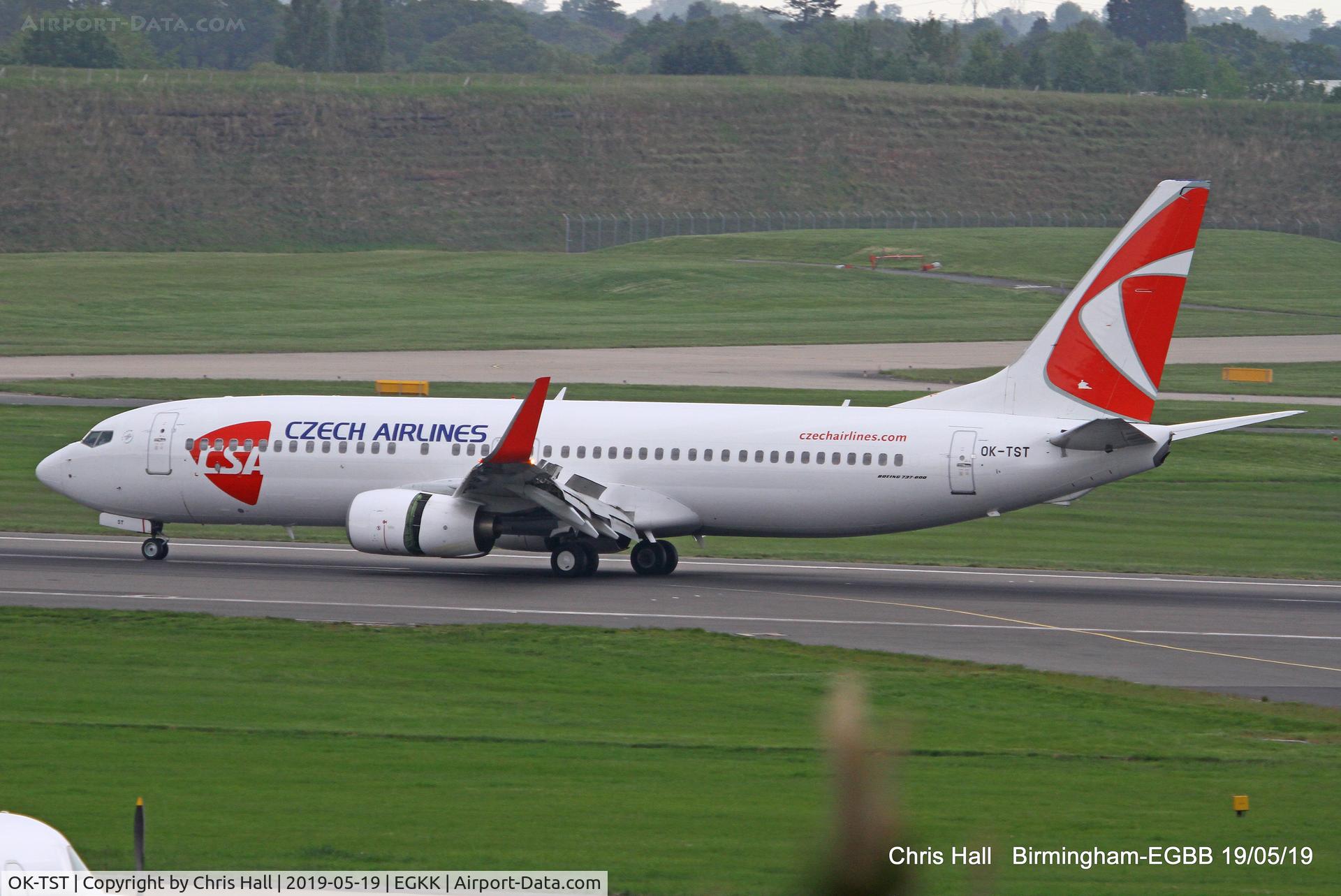 OK-TST, 2010 Boeing 737-86N C/N 37884, Birmingham