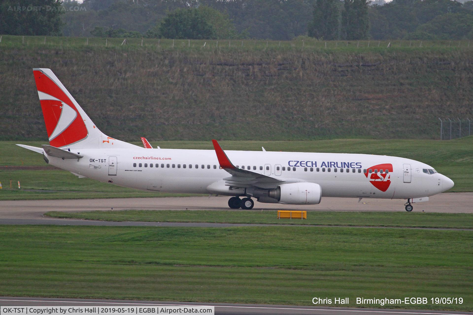 OK-TST, 2010 Boeing 737-86N C/N 37884, Birmingham