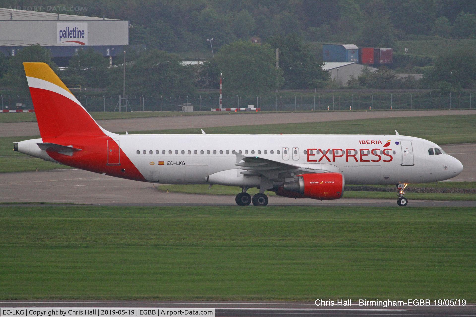 EC-LKG, 1999 Airbus A320-214 C/N 1047, Birmingham