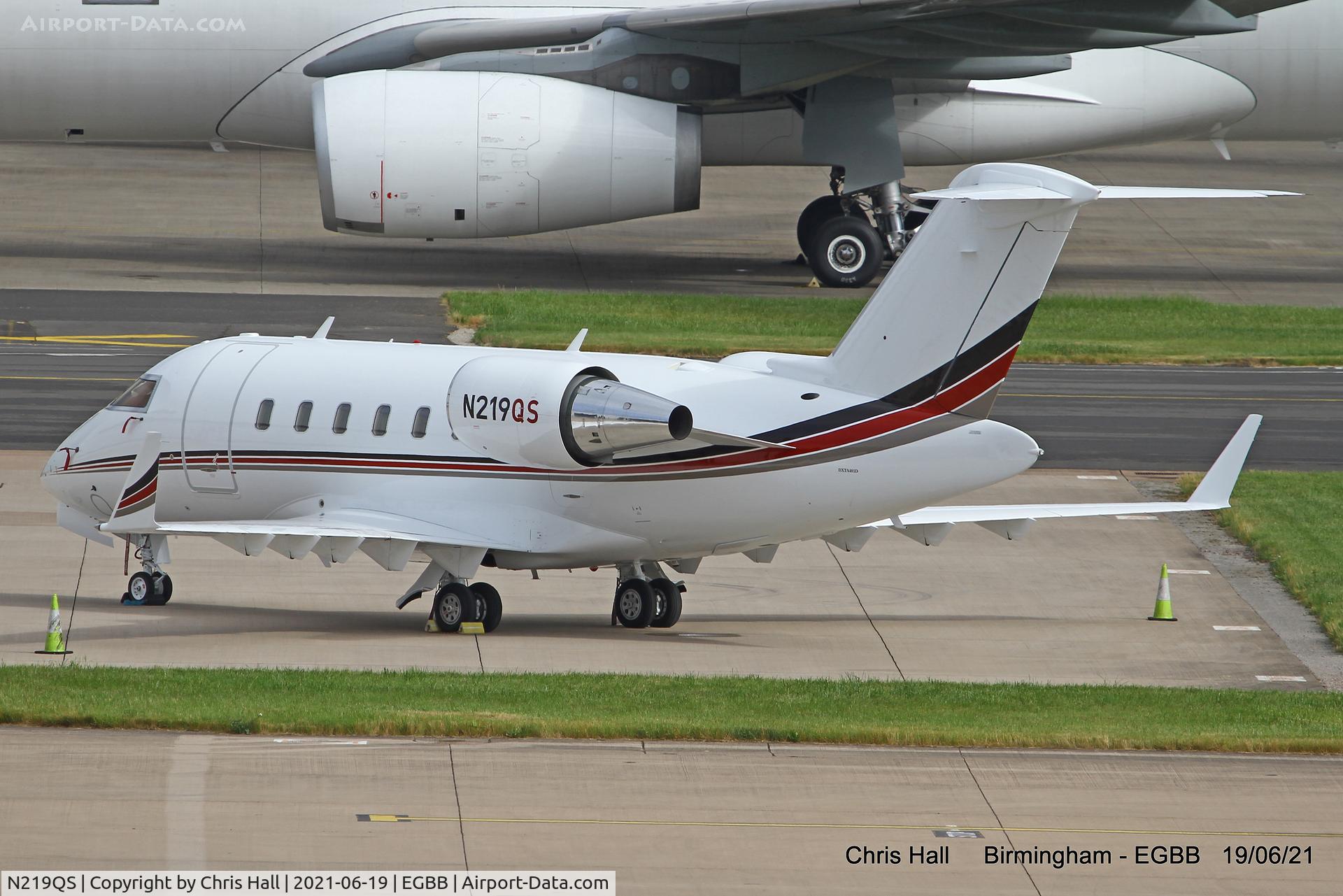 N219QS, 2016 Bombardier Challenger 604 (CL-600-2B16) C/N 6062, Birmingham