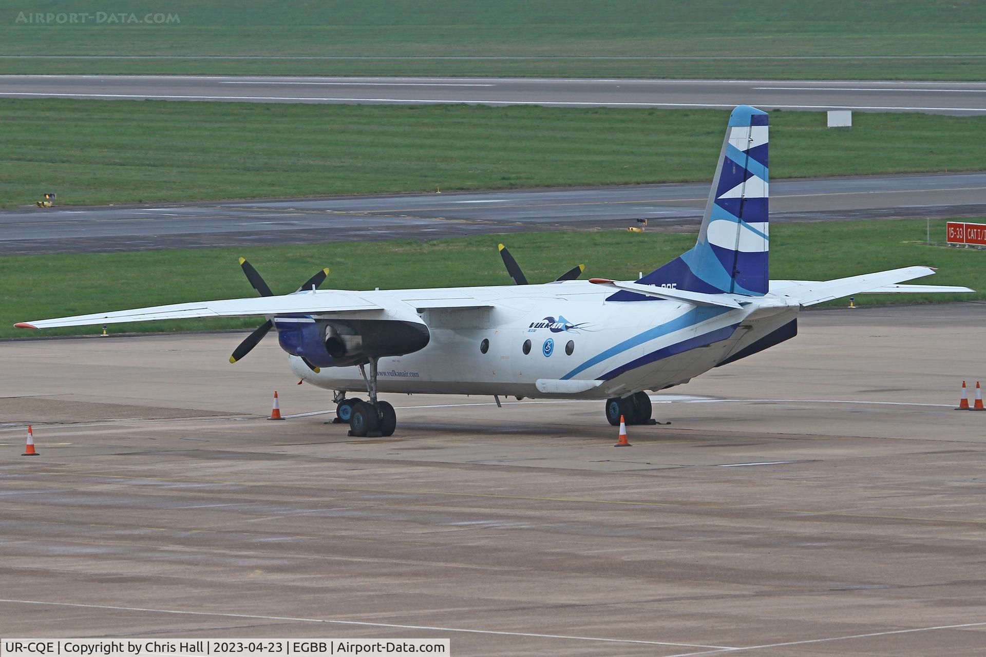UR-CQE, 1985 Antonov An-26B C/N 14004, Birmingham