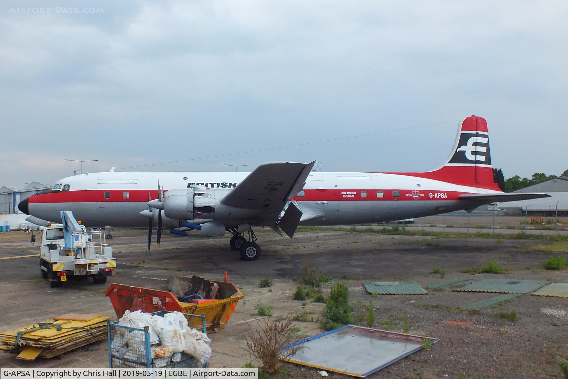 G-APSA, 1958 Douglas DC-6A C/N 45497, Coventry