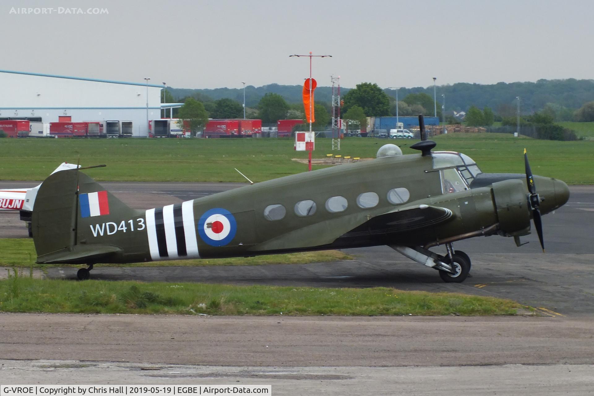 G-VROE, 1950 Avro 652A Anson T.21 C/N 3634, Coventry