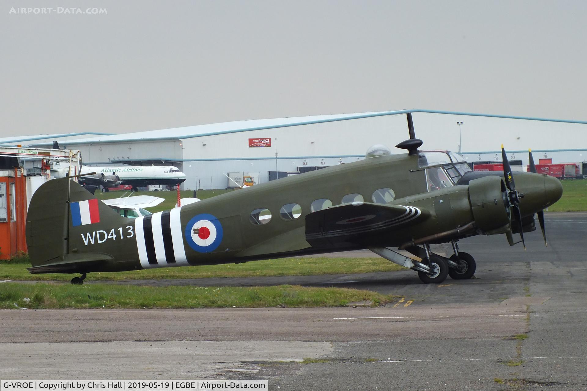 G-VROE, 1950 Avro 652A Anson T.21 C/N 3634, Coventry