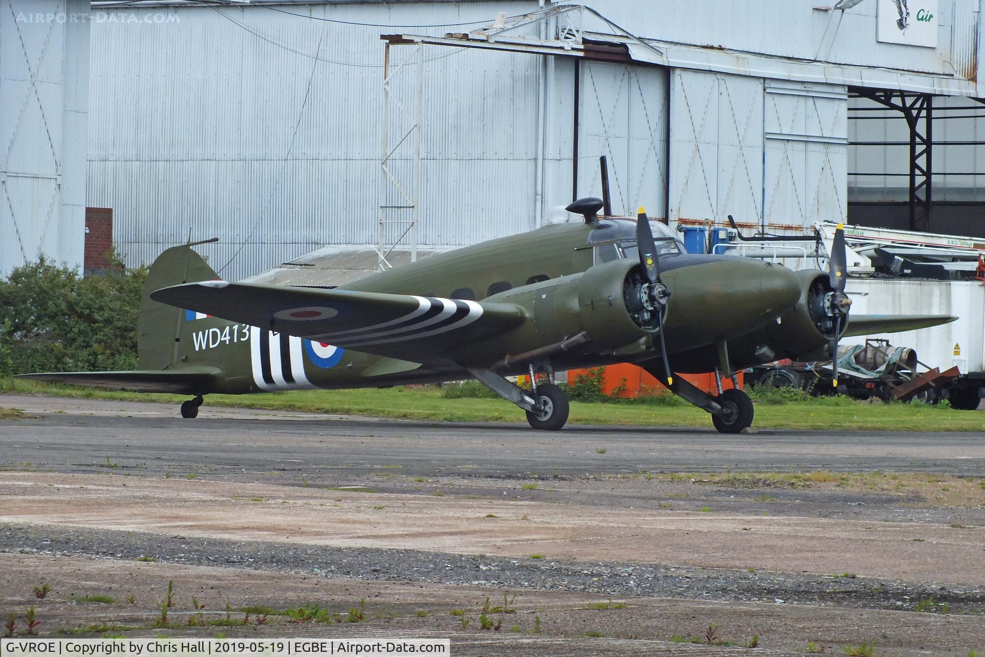 G-VROE, 1950 Avro 652A Anson T.21 C/N 3634, Coventry