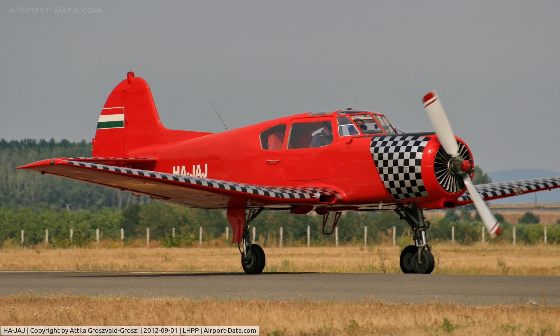 HA-JAJ, 1980 Yakovlev Yak-18T C/N 22202040216, LHPP - Pécs-Pogány Airport, Hungary