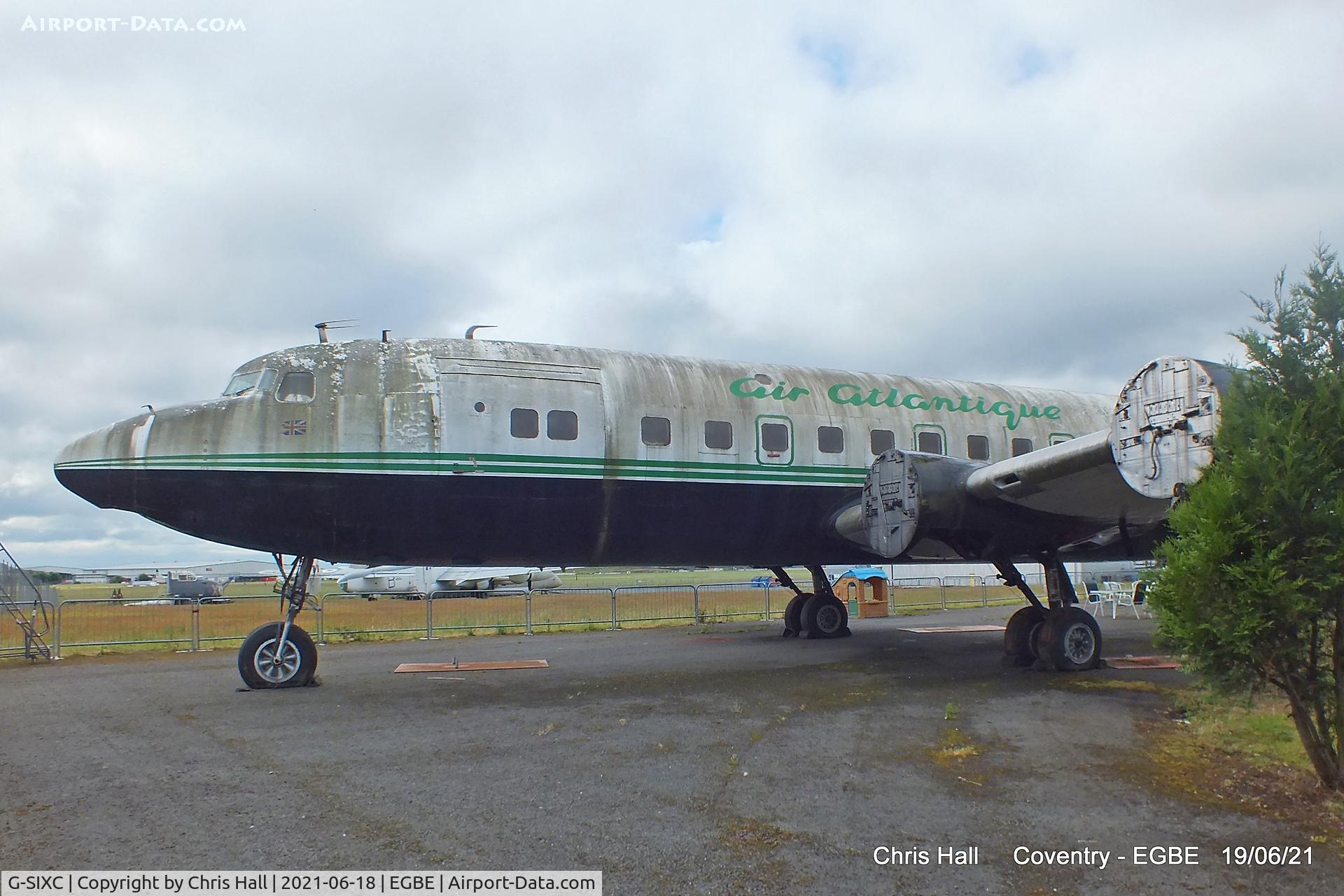 G-SIXC, 1958 Douglas DC-6B C/N 45550, Coventry