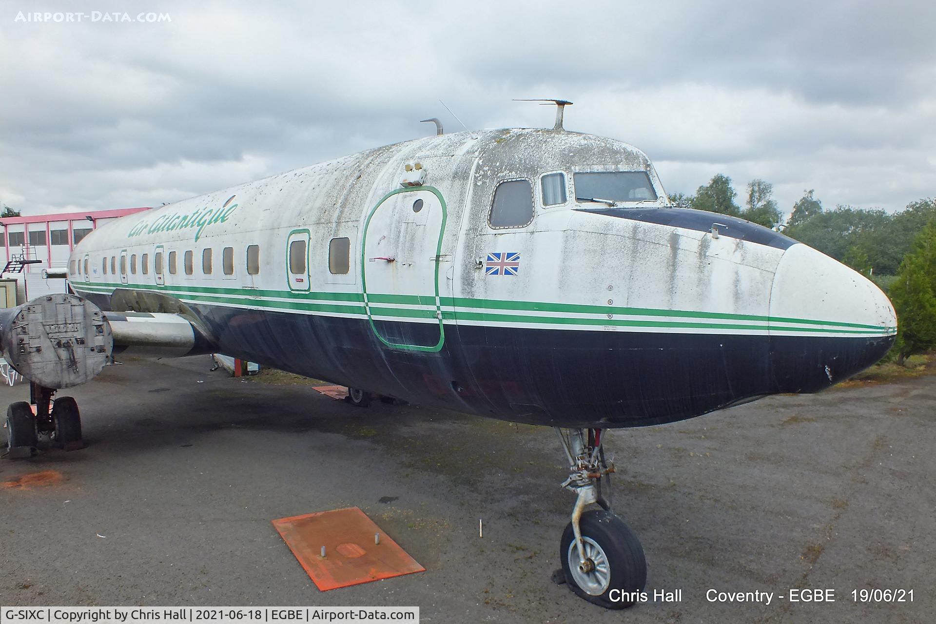 G-SIXC, 1958 Douglas DC-6B C/N 45550, Coventry