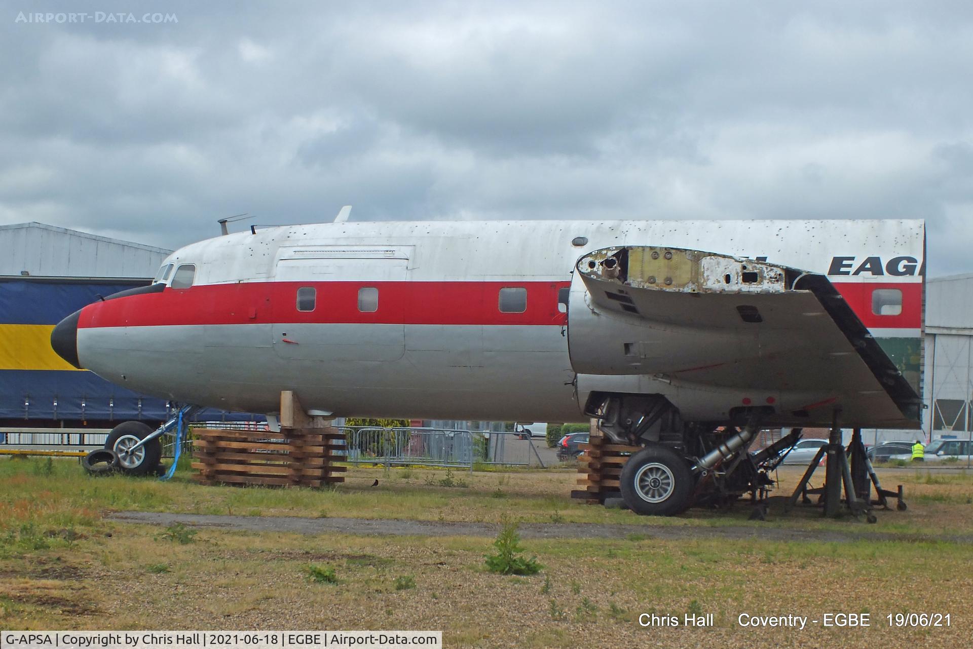 G-APSA, 1958 Douglas DC-6A C/N 45497, Coventry